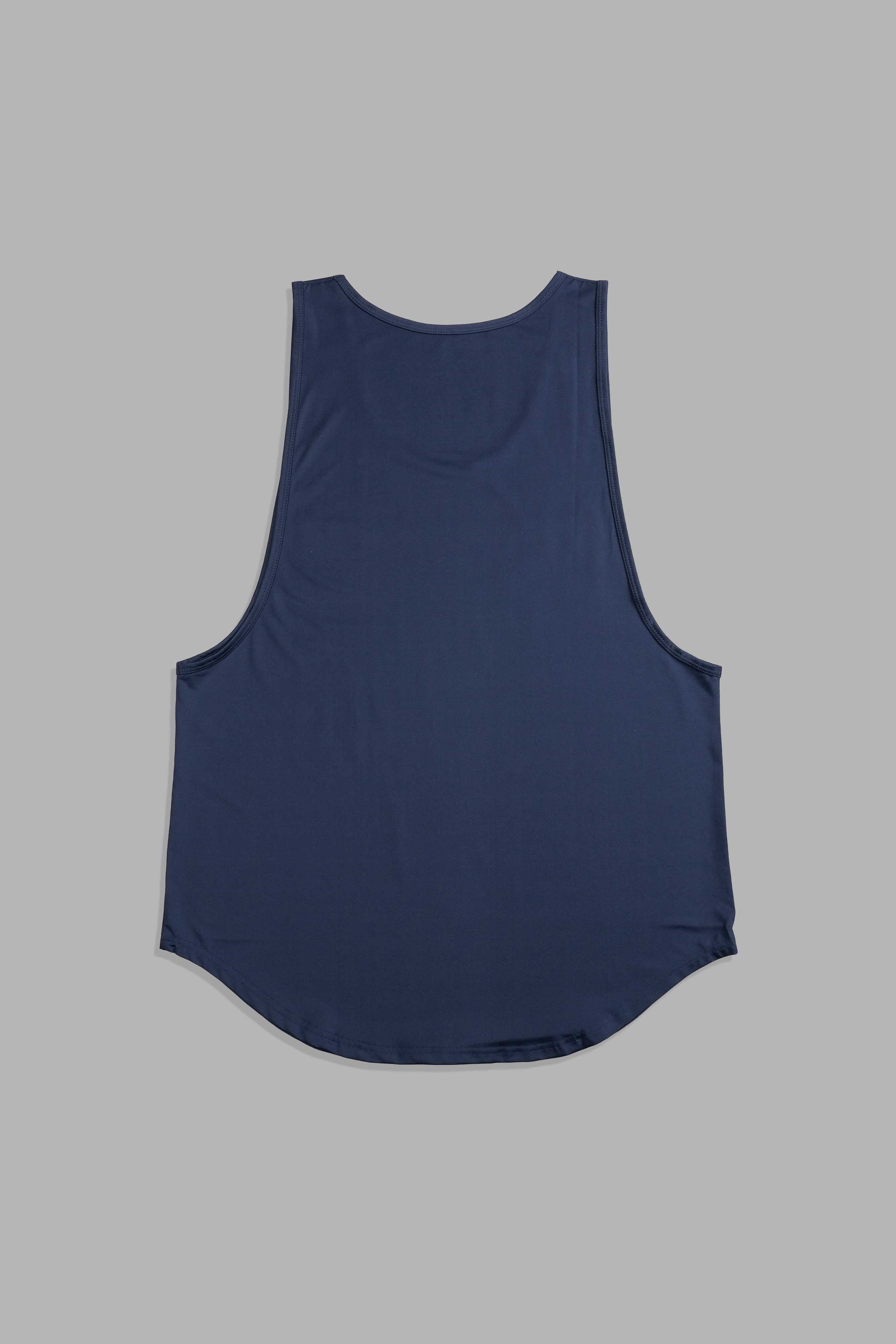 Stairs "Dry Wolf" (Drop) Tank in Navy - Image 4