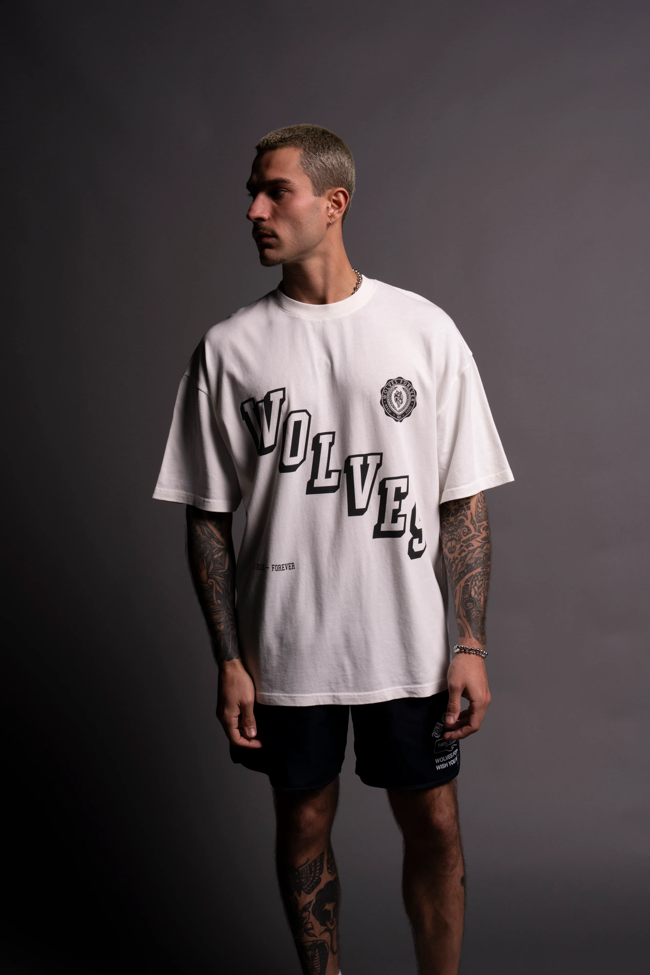 Stairs "Premium" Oversized Tee in Cream - Image 4