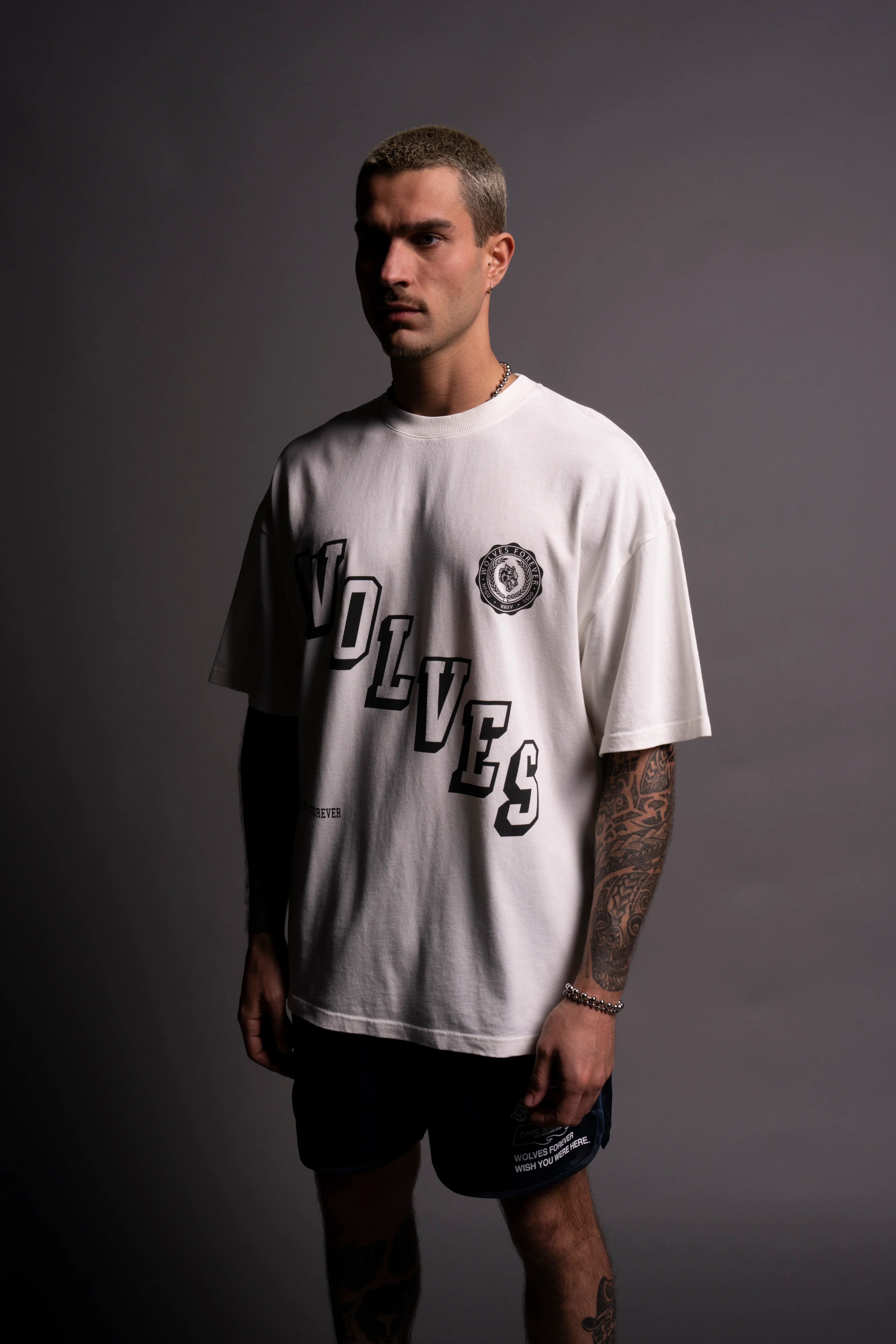 Stairs "Premium" Oversized Tee in Cream - Image 6