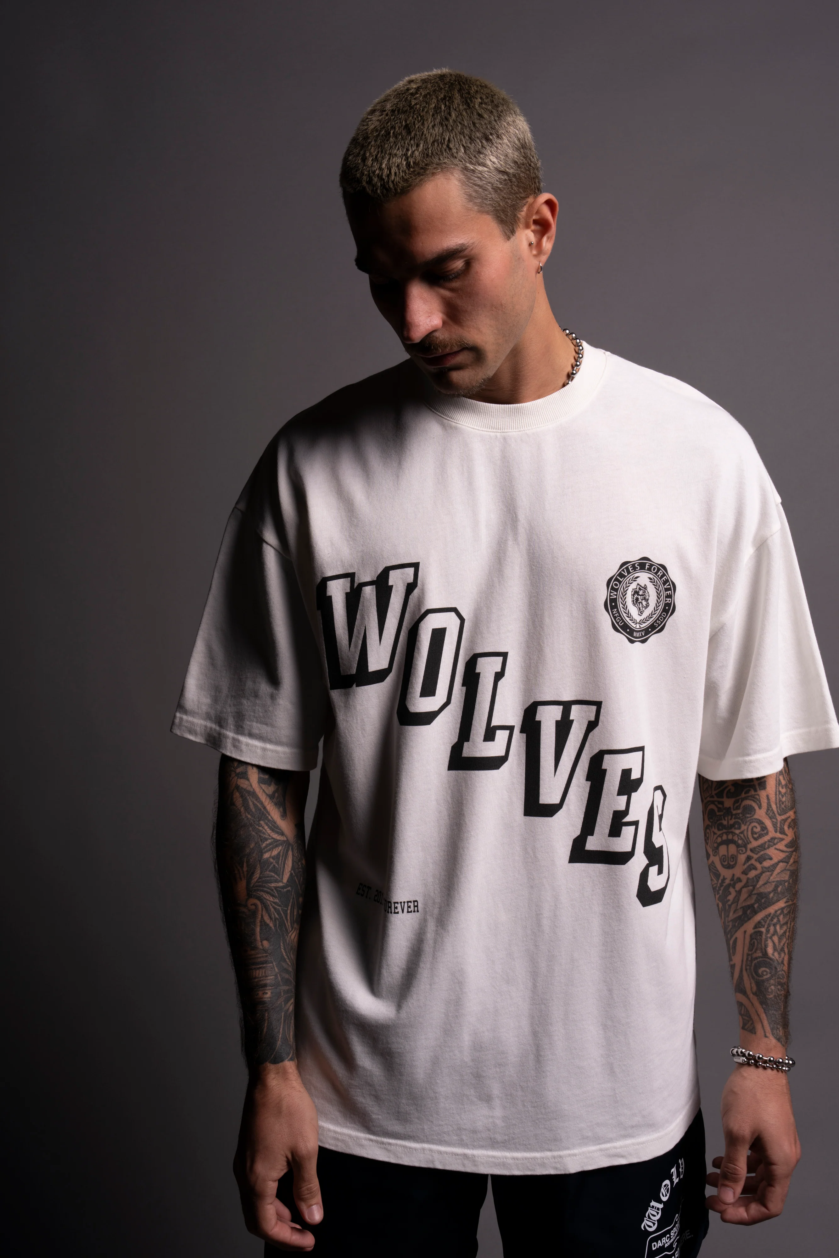 Stairs "Premium" Oversized Tee in Cream - Image 7