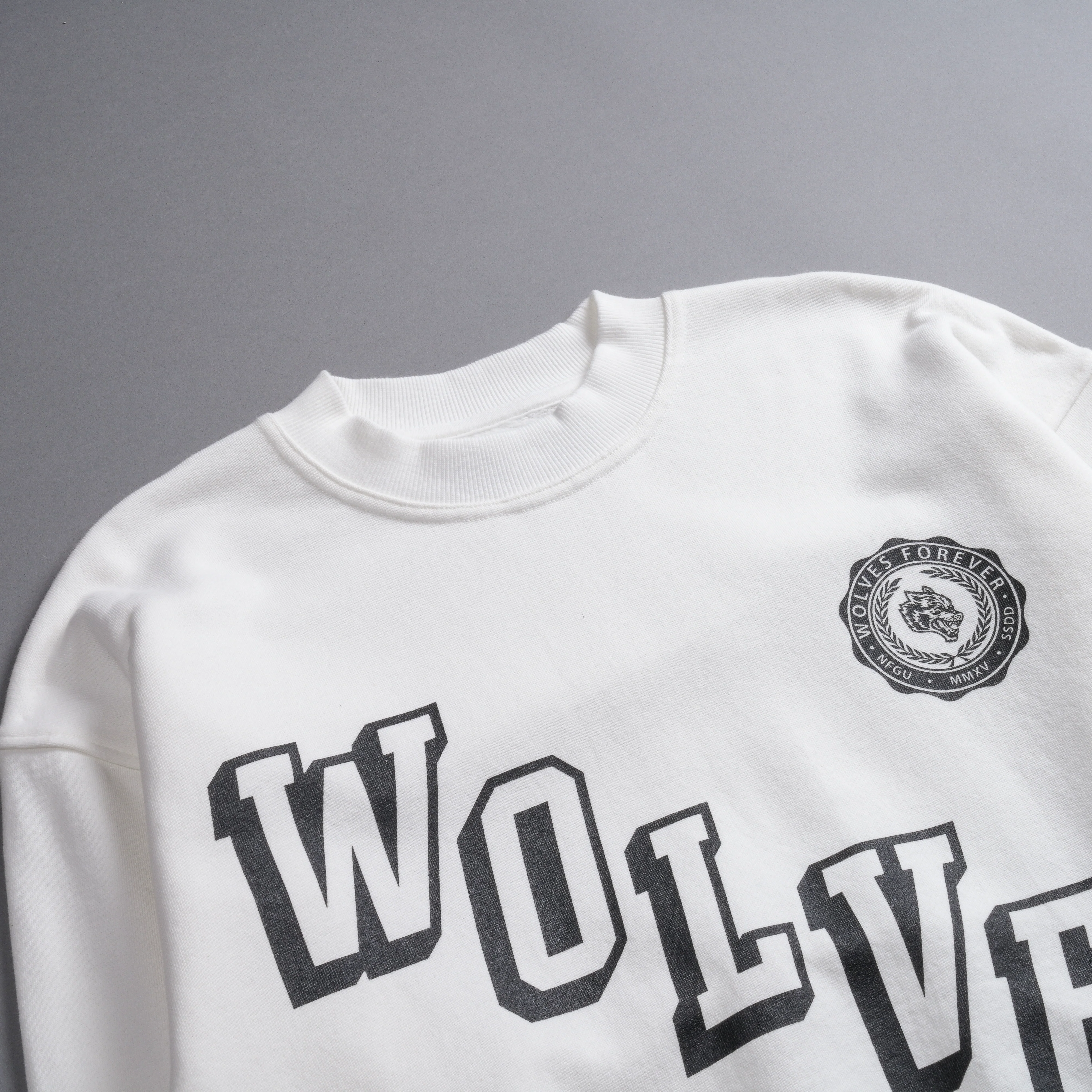 Stairs She "Cornell" Crewneck in Cream - Image 8