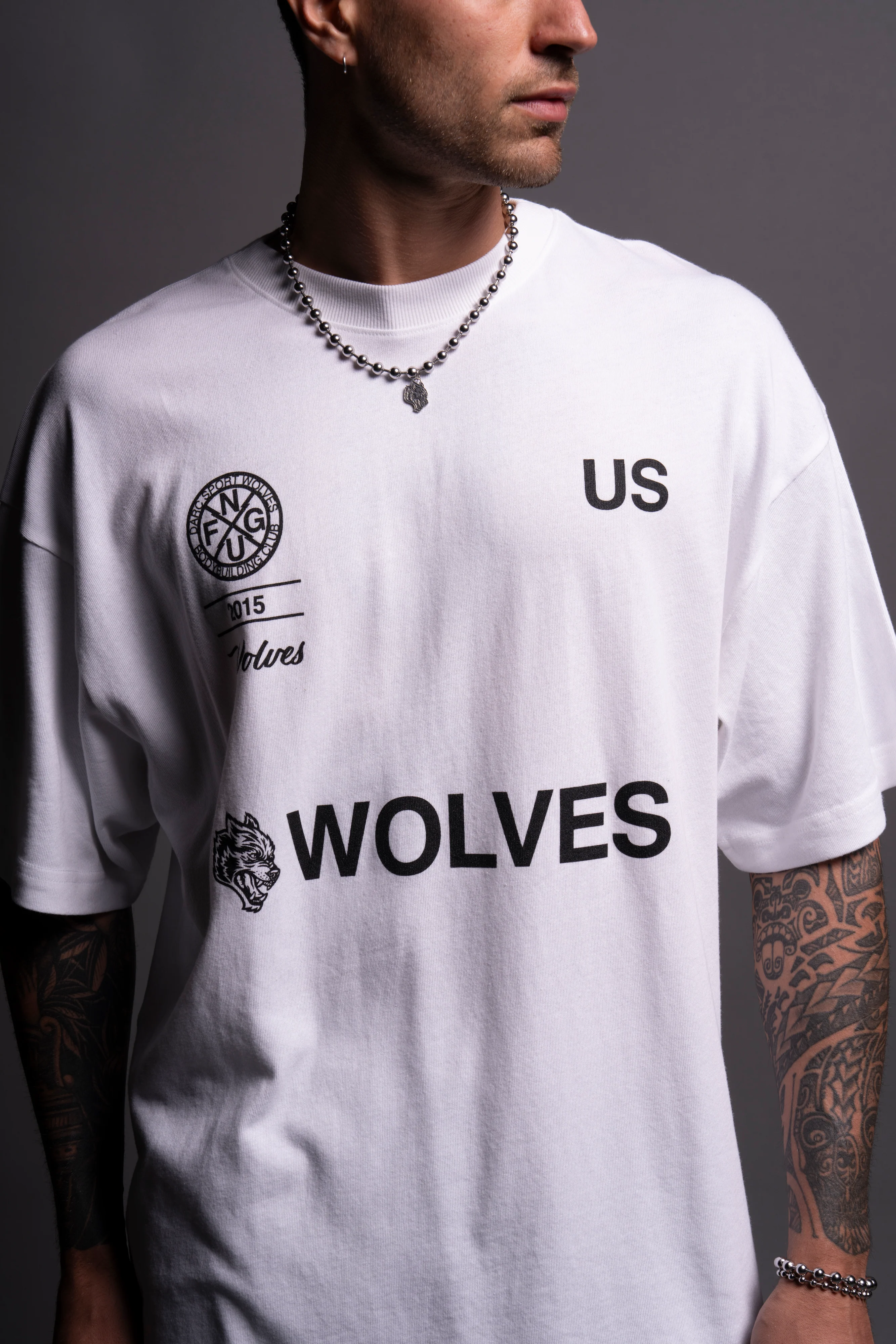 Stay True "Premium" Oversized Tee in White - Image 5
