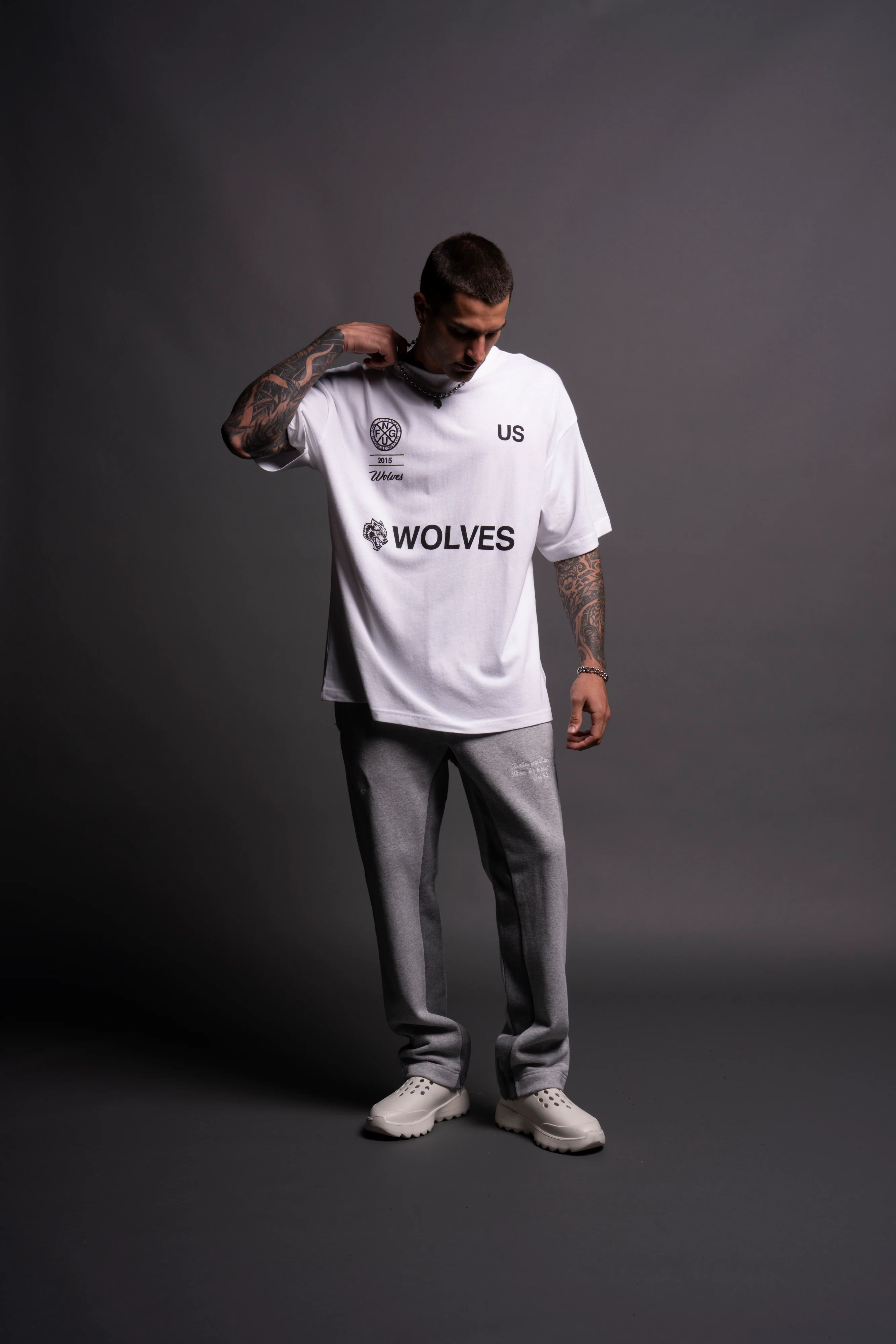 Stay True "Premium" Oversized Tee in White - Image 9