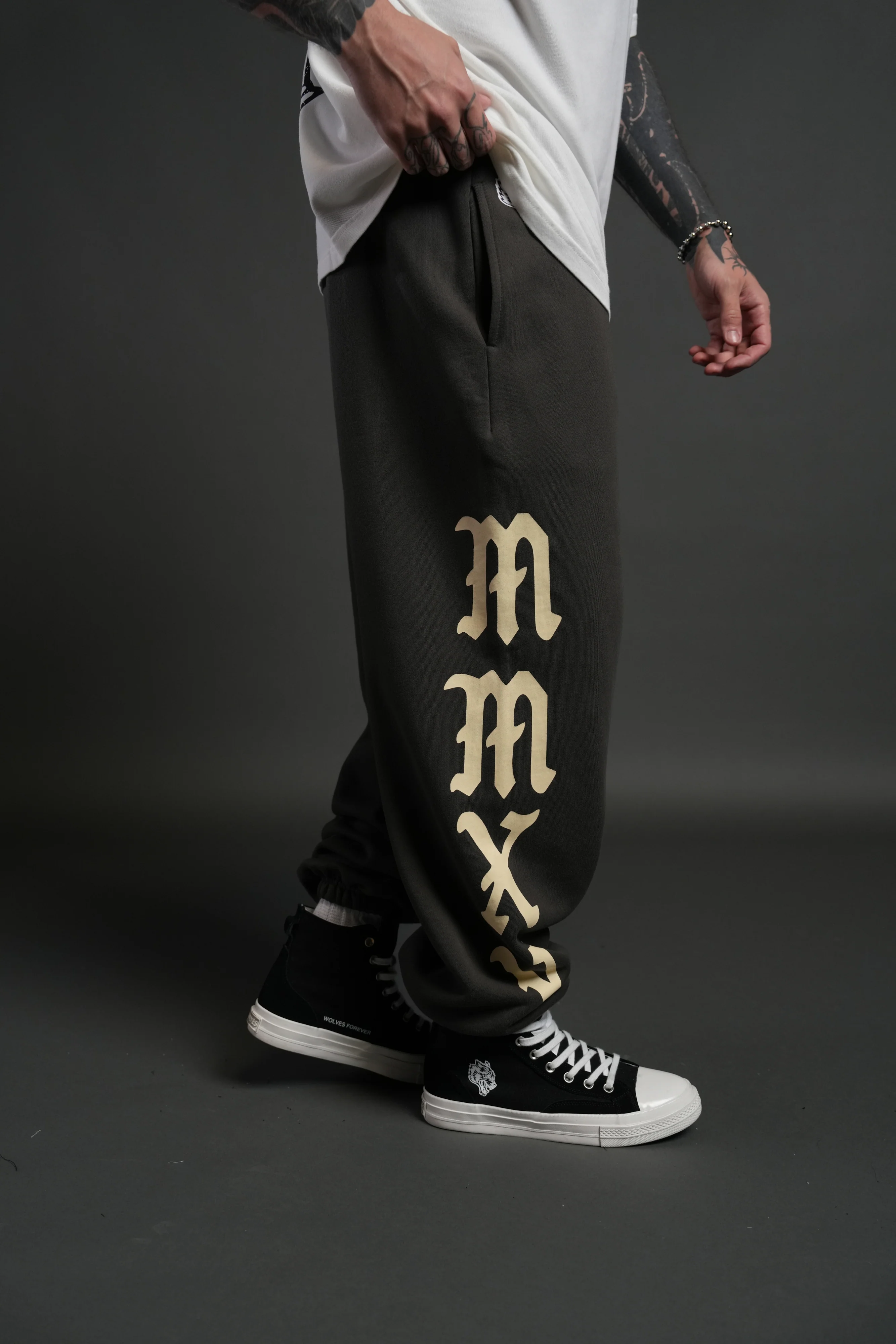 Stone Code Lightweight Lounger Sweat Pants in Wolf Gray - Image 5