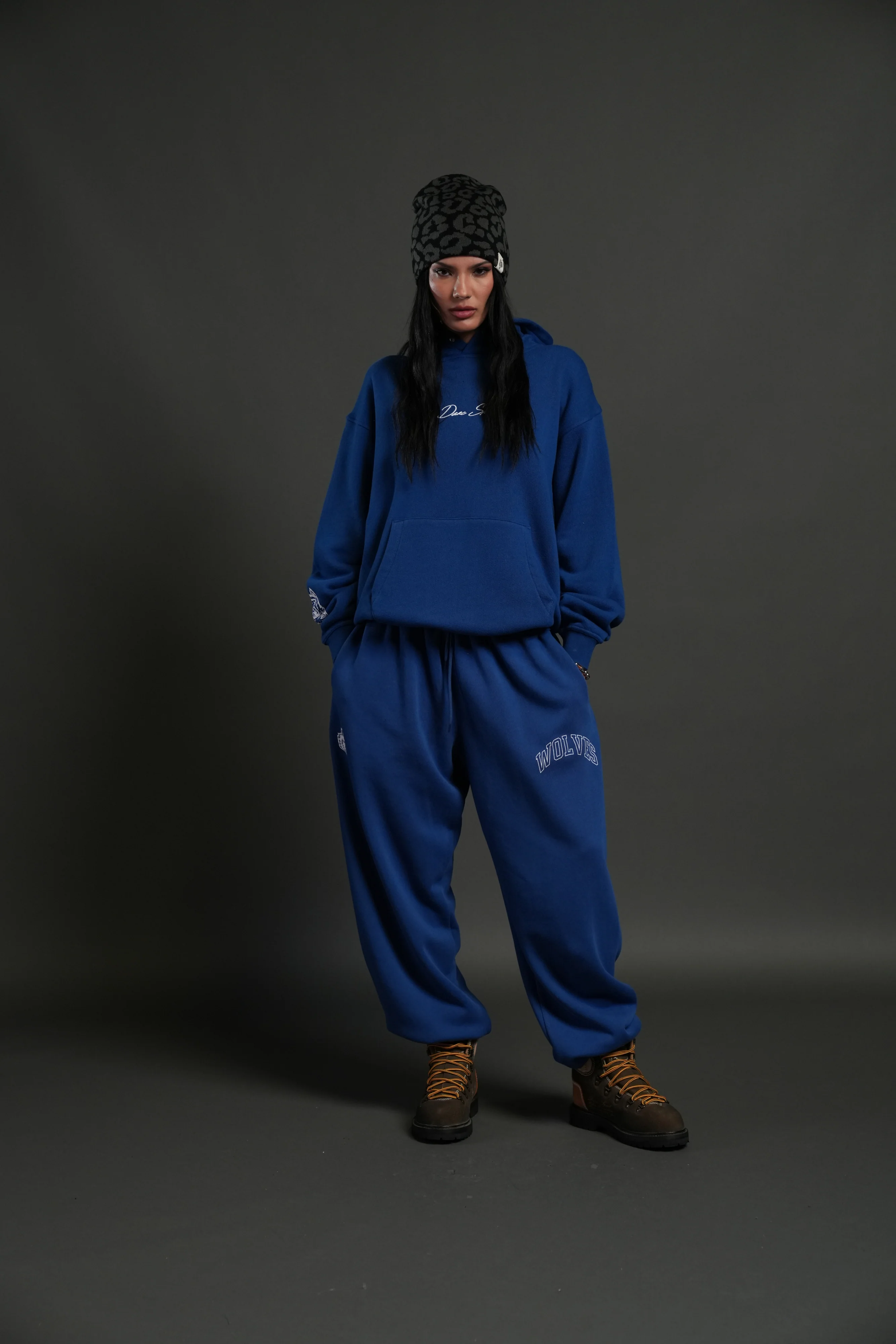 Stone Code Premium "Pierce" Hoodie in Cobalt Blue - Image 3