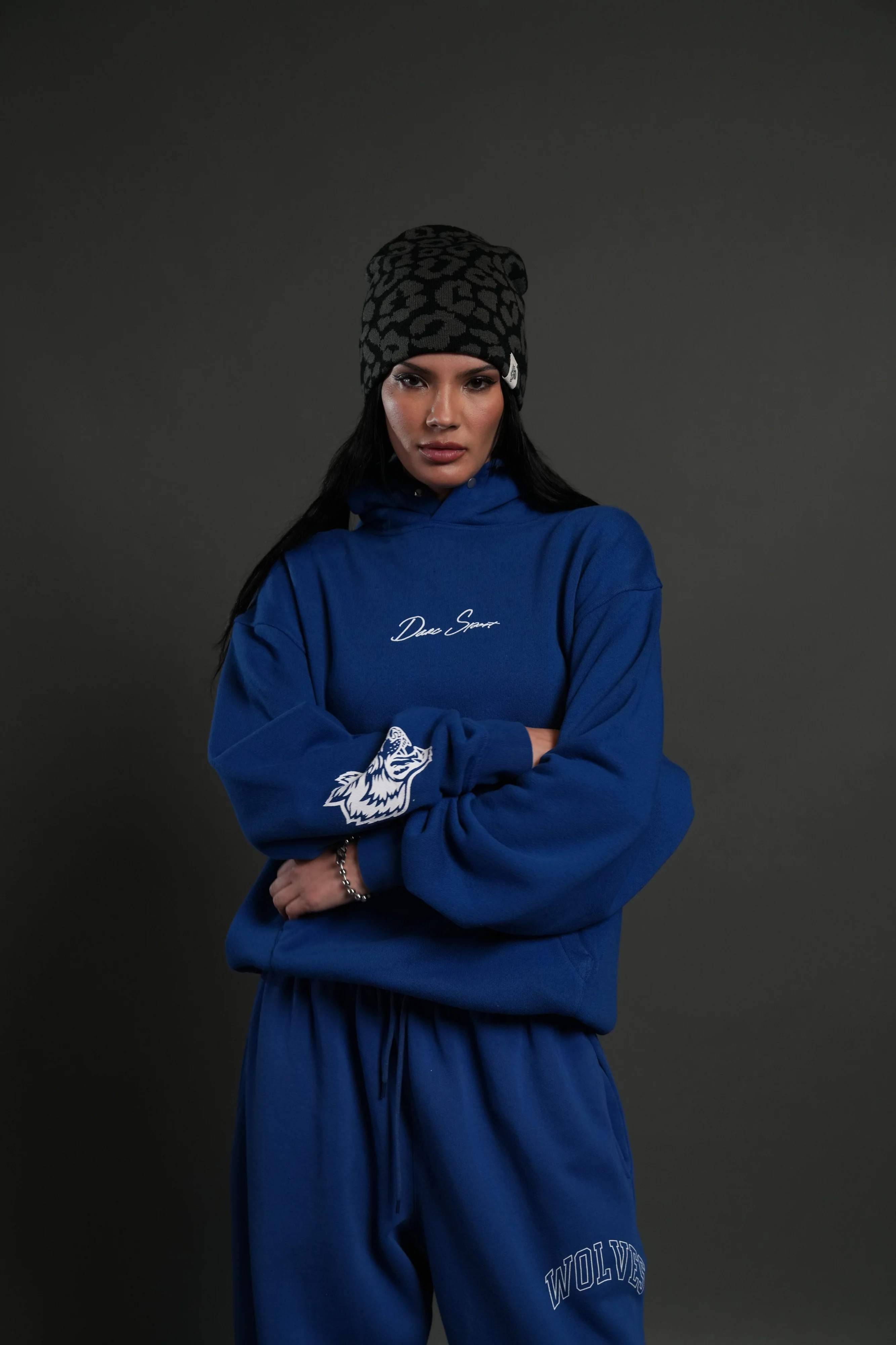 Stone Code Premium "Pierce" Hoodie in Cobalt Blue - Image 5