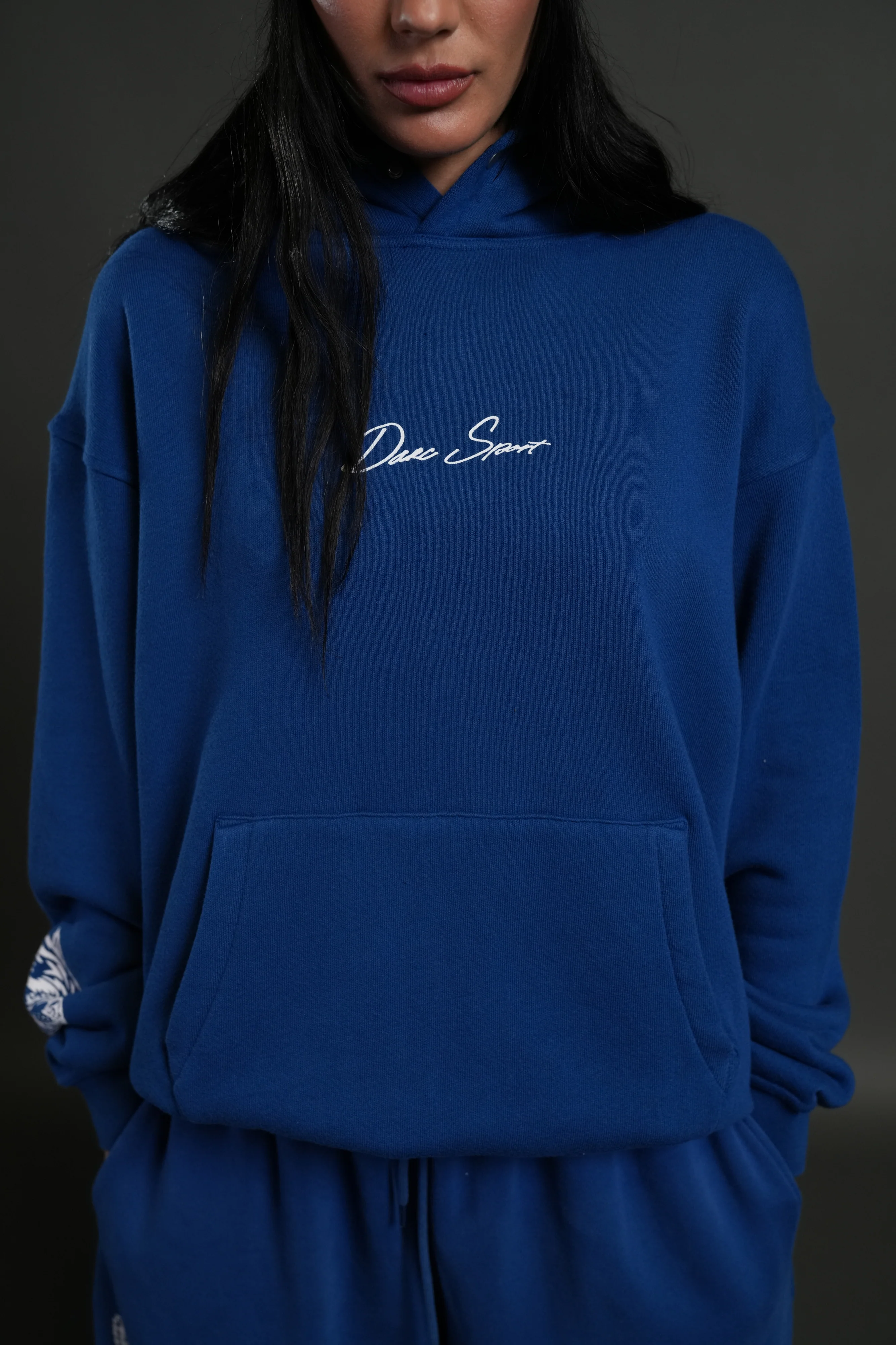 Stone Code Premium "Pierce" Hoodie in Cobalt Blue - Image 7