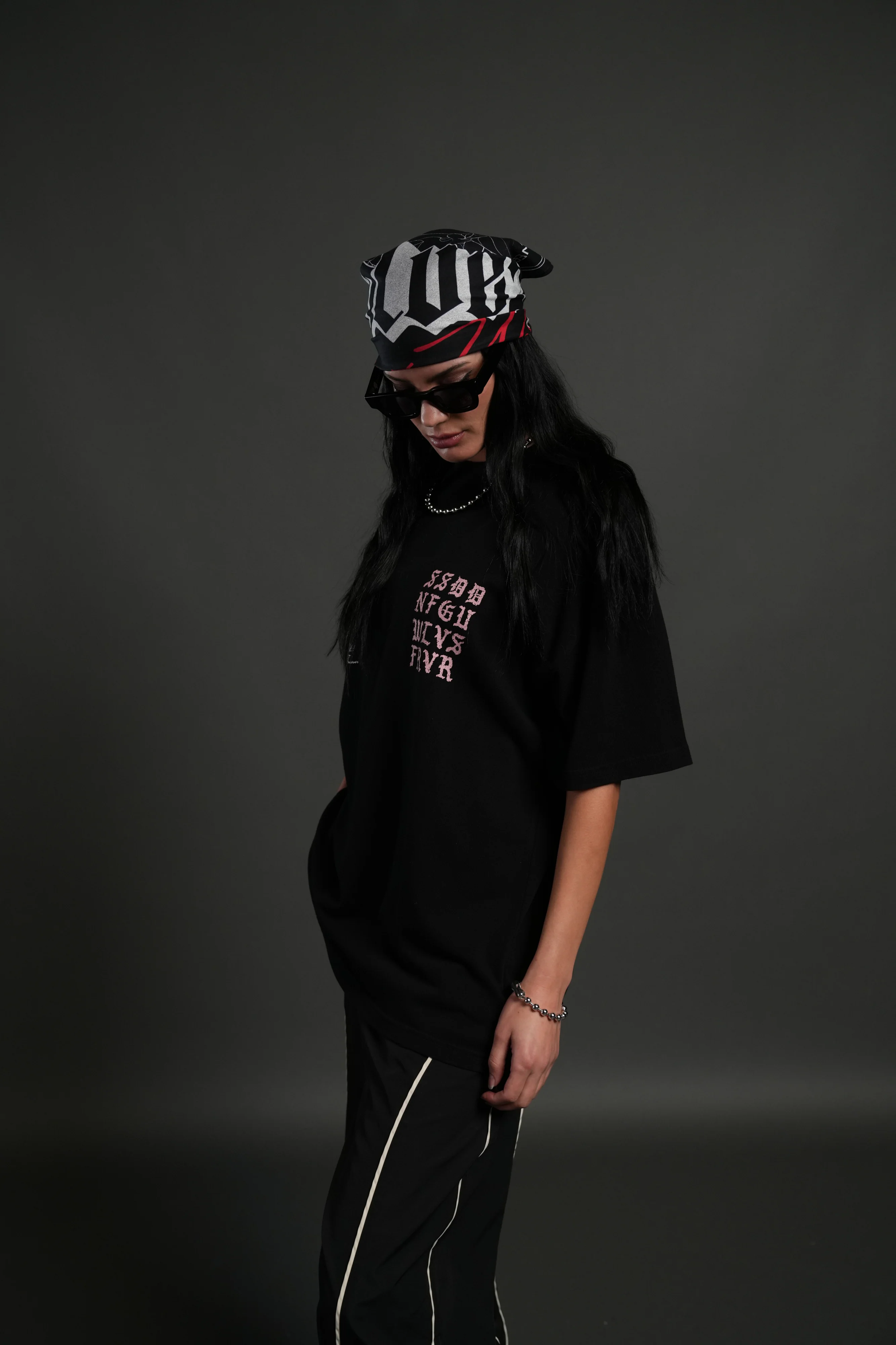 Stone Code "Pump Cover" Tee in Black - Image 3