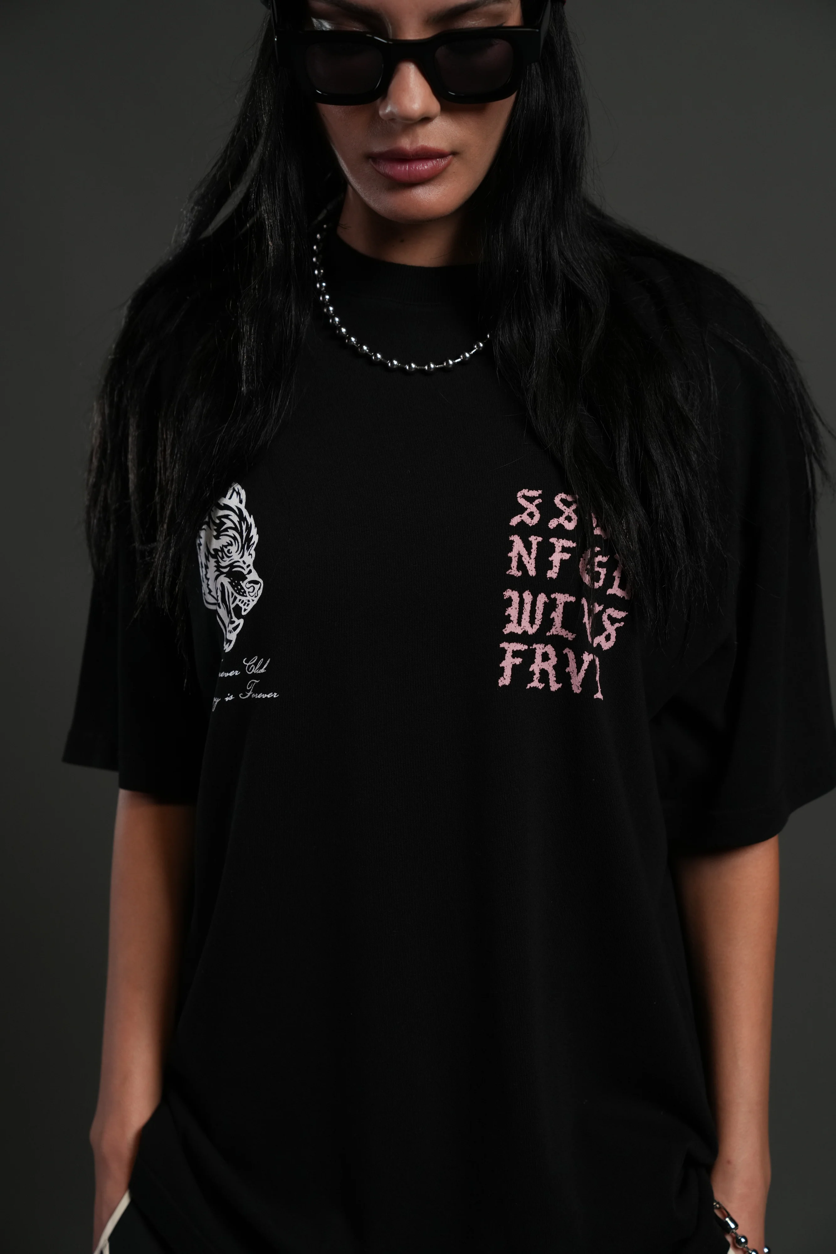 Stone Code "Pump Cover" Tee in Black - Image 5