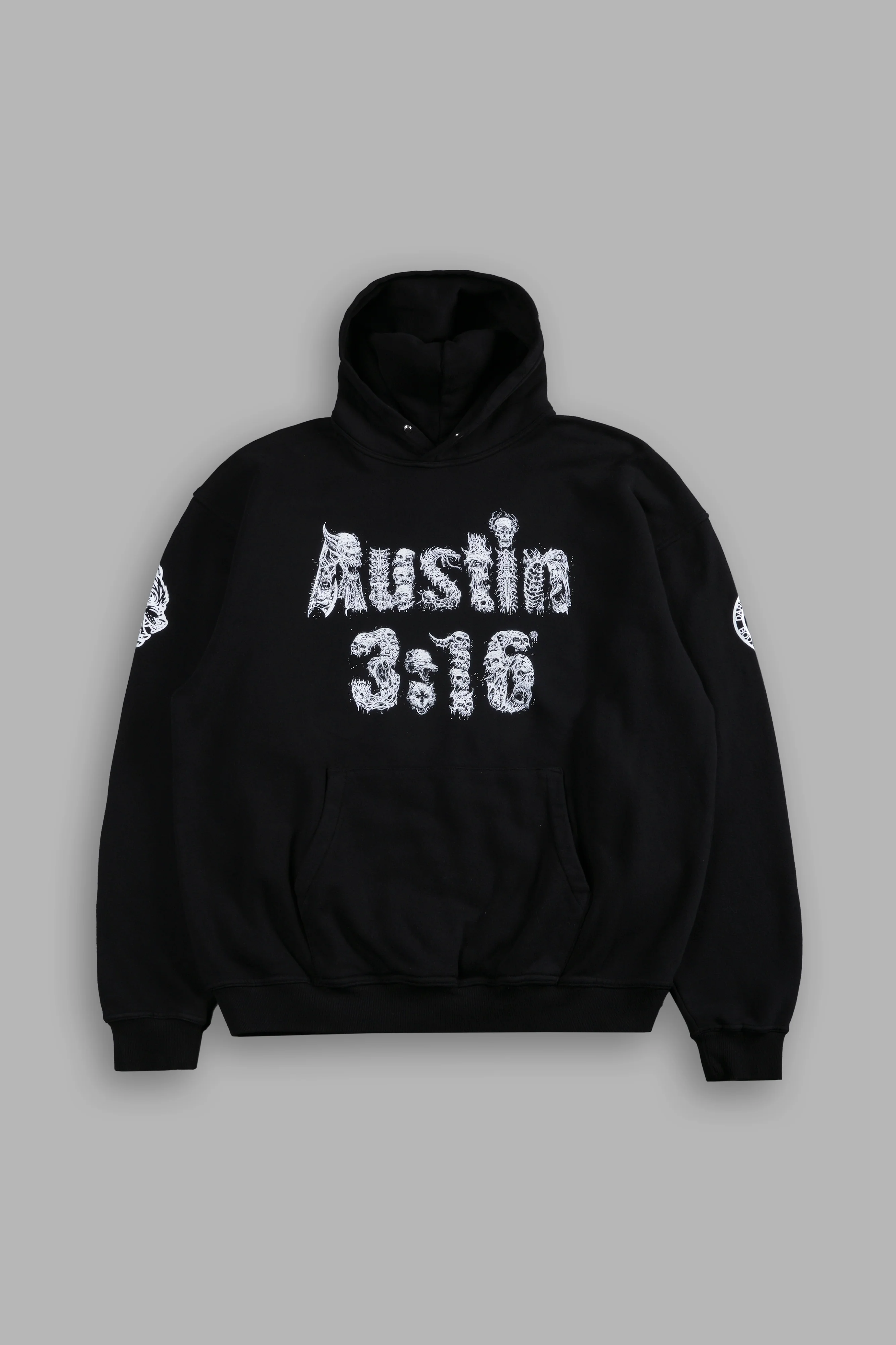 Stone Cold Riddick "Pierce" Hoodie in Black - Image 3