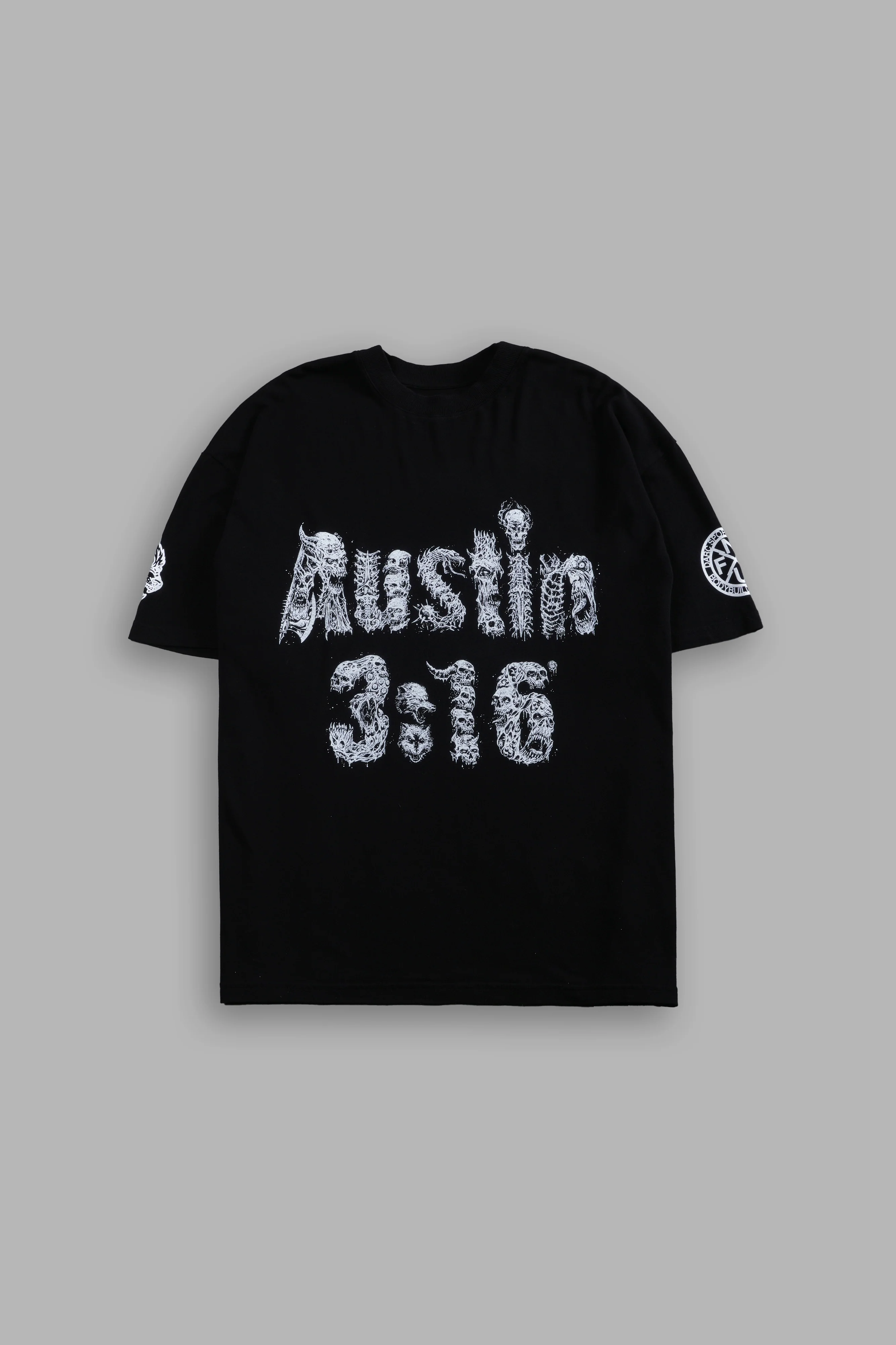Stone Cold Riddick Premium Oversized Tee in Black - Image 5