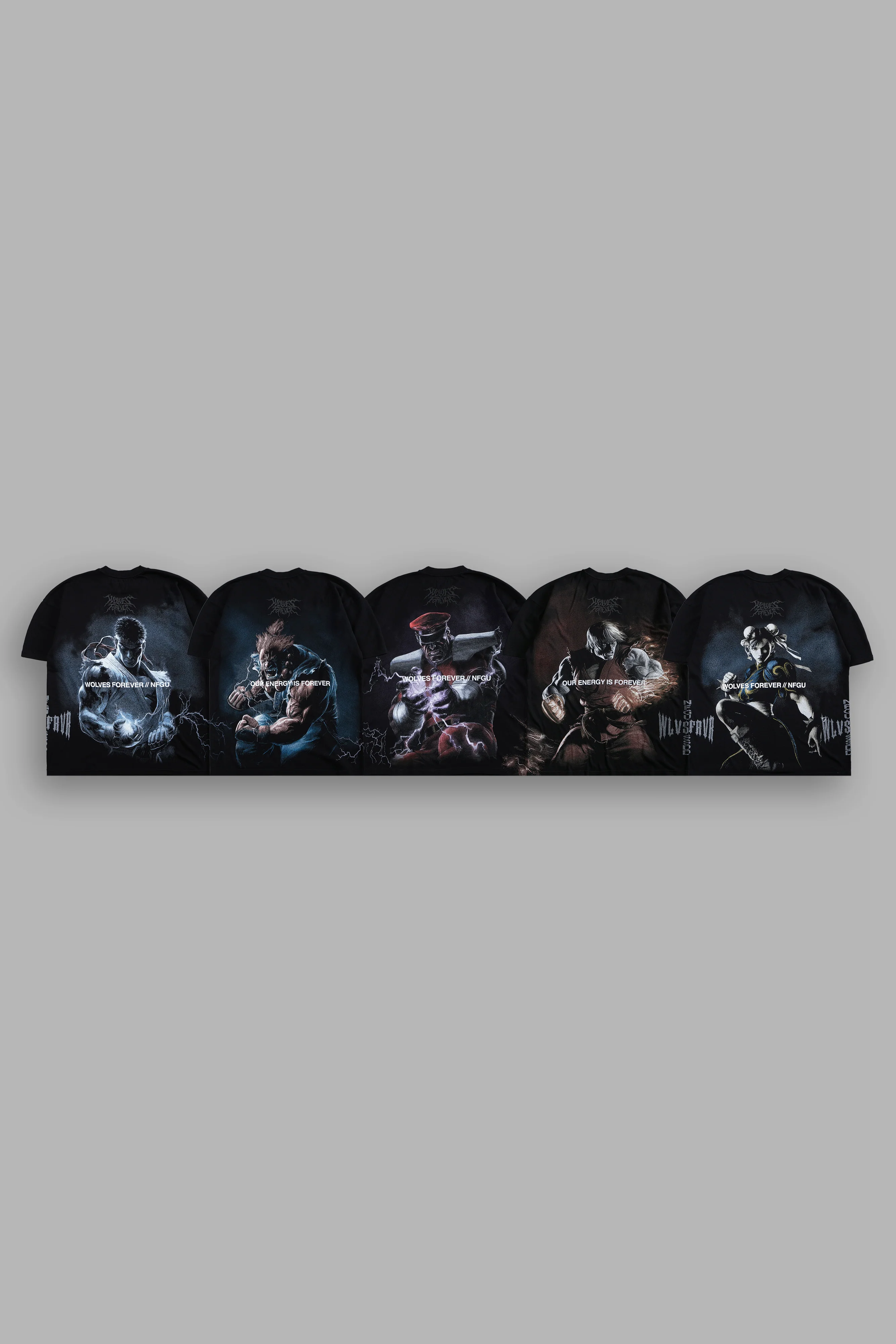 Street Fighter "Side-By-Side" Tee Box Set in Black - Image 19
