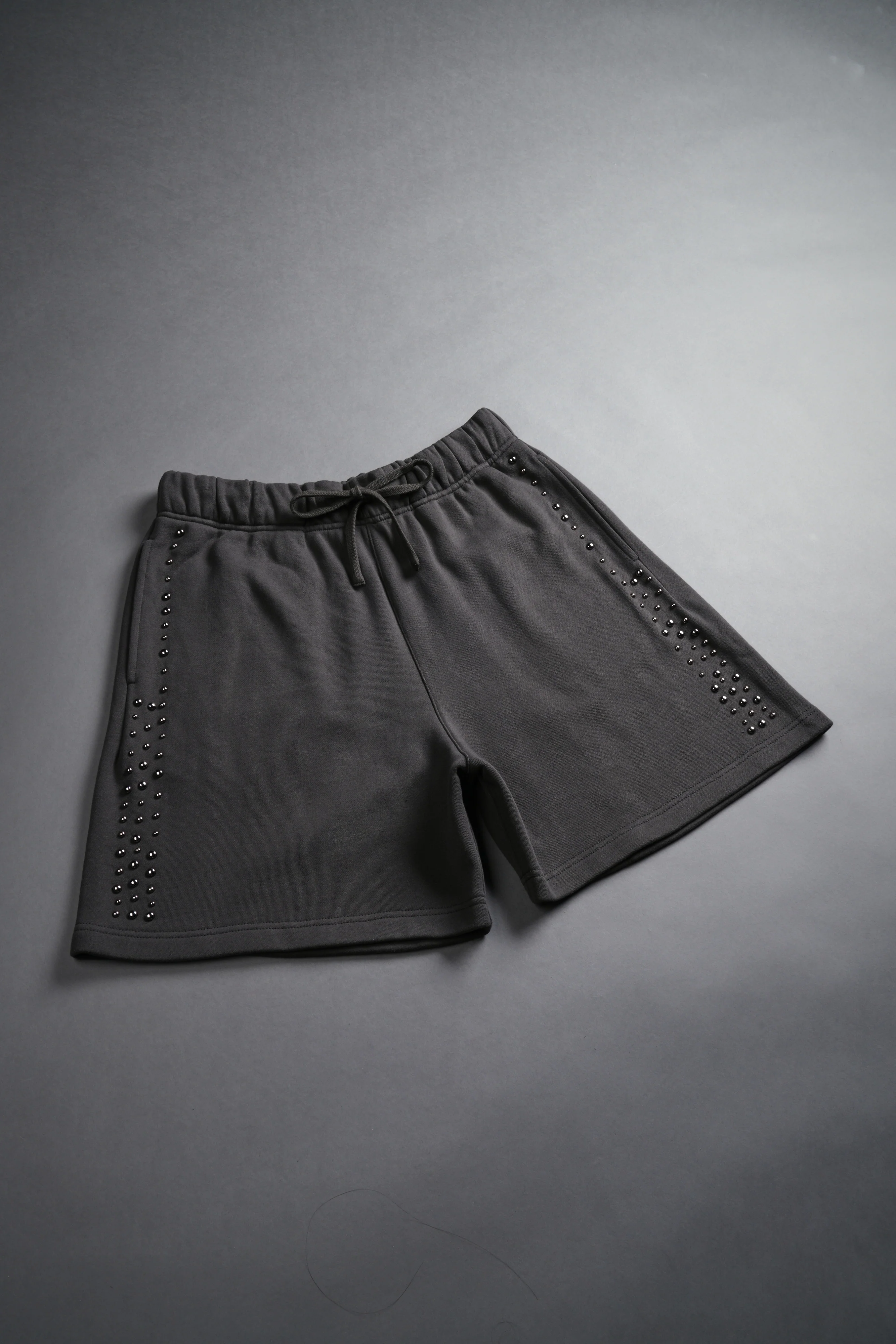Stud Wolf Post Lounge Sweat Shorts in Wolf Gray - Image 6