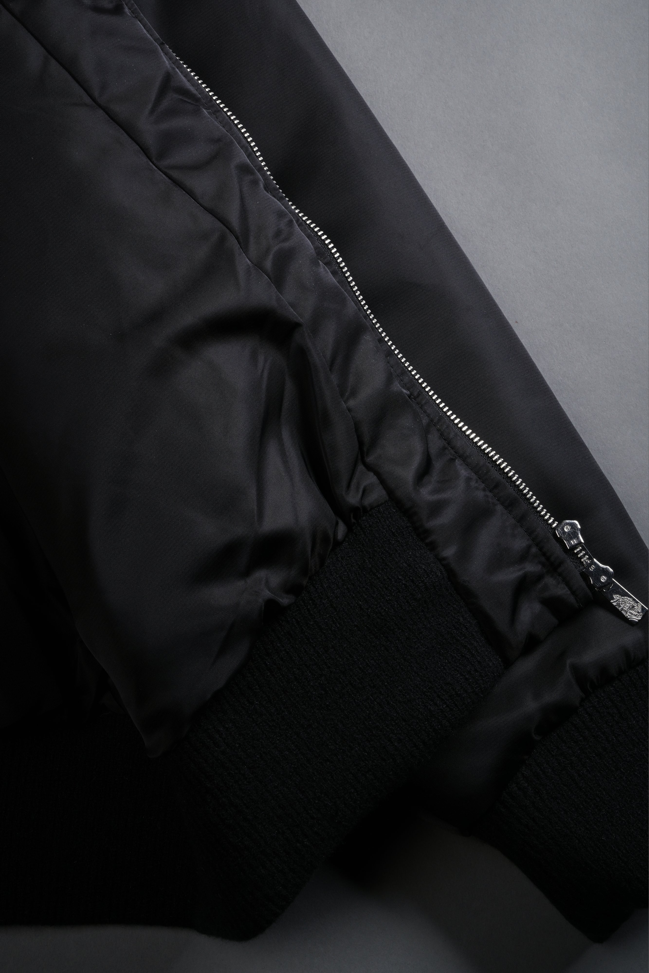 Studded Darc Sport Wolves Remy Bomber Jacket in Black - Image 13