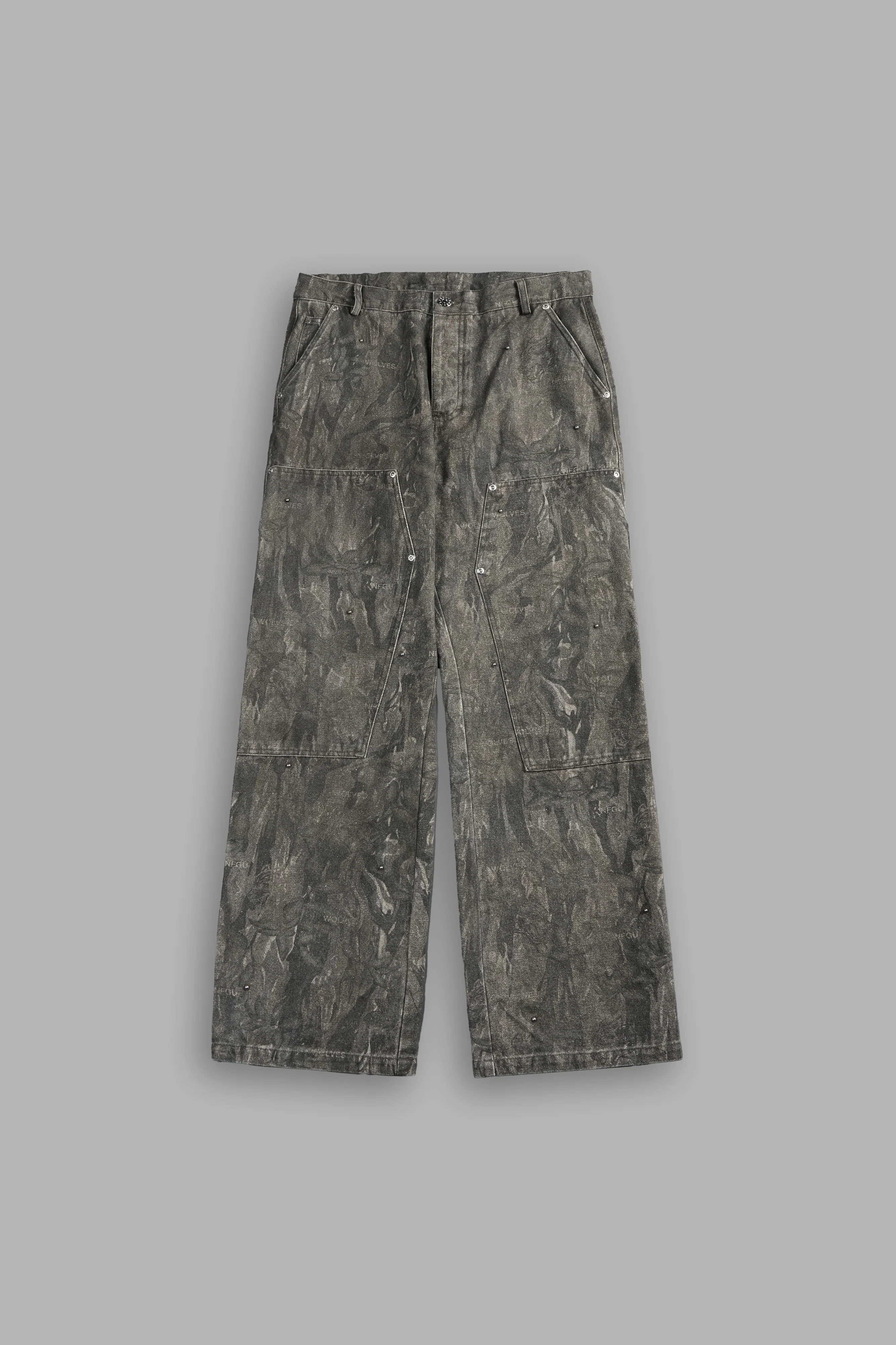 Studded Wolves Chopper Hoffa V2 Pants in Vintage Norse Camo