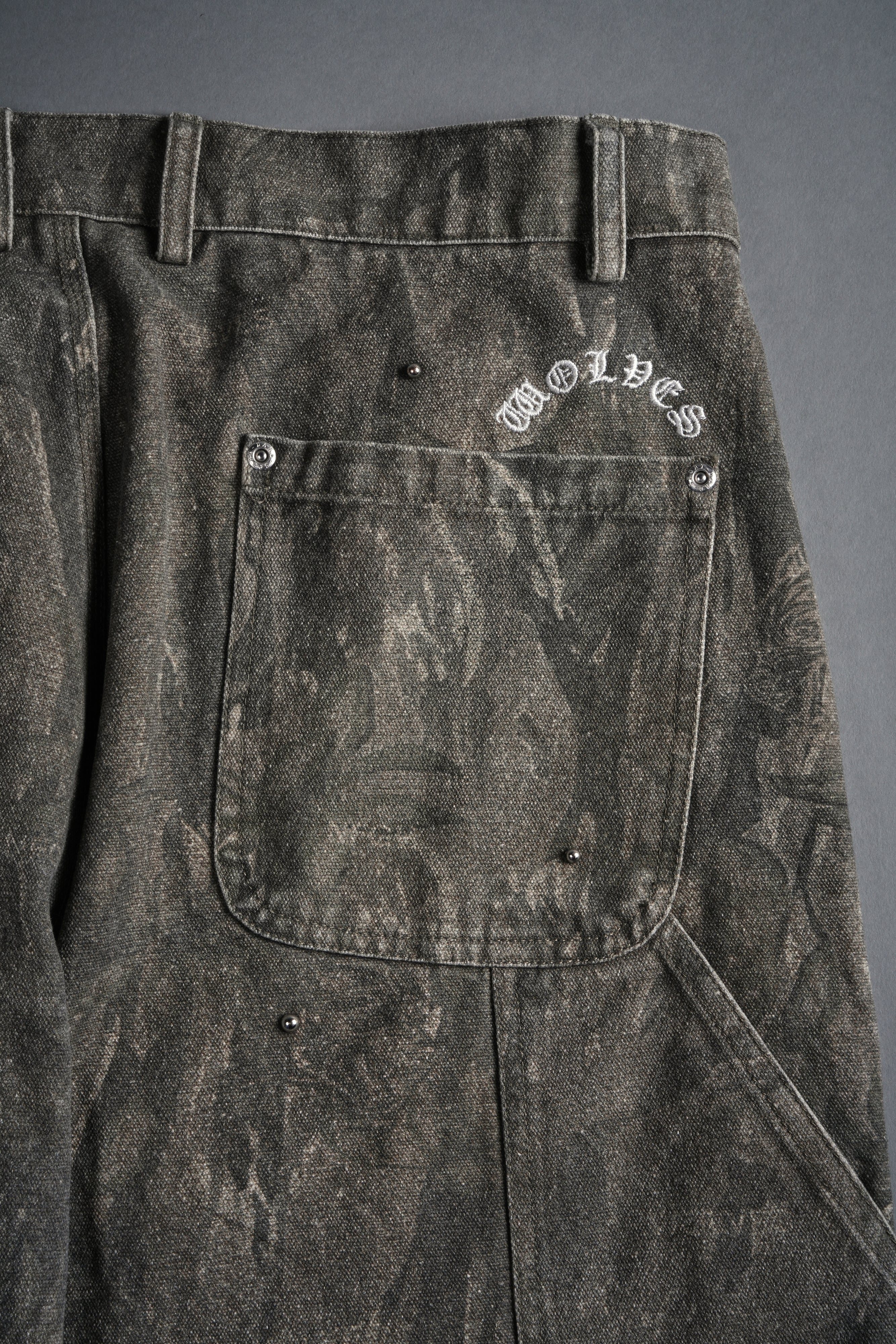 Studded Wolves Chopper Hoffa V2 Pants in Vintage Norse Camo - Image 13