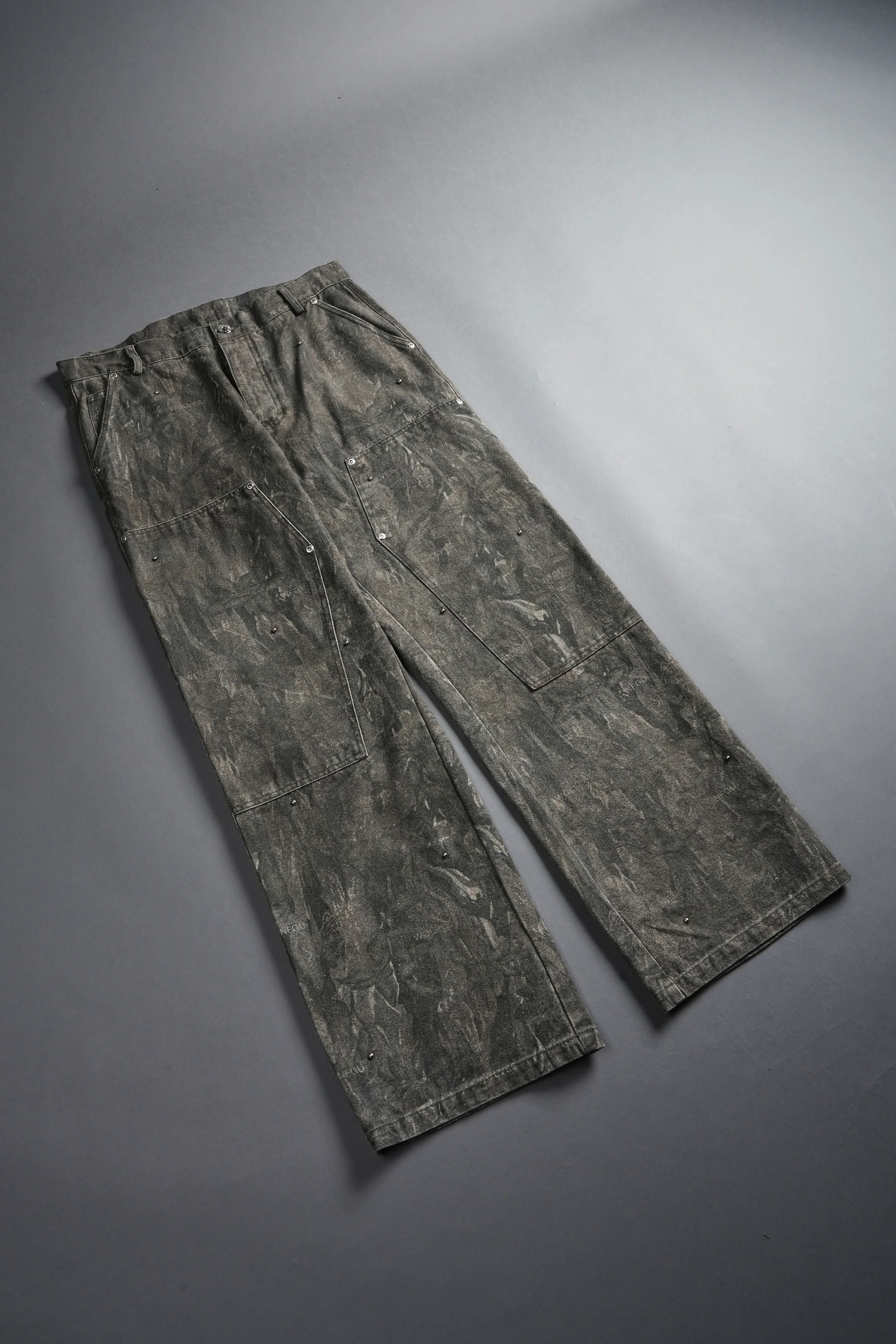 Studded Wolves Chopper Hoffa V2 Pants in Vintage Norse Camo - Image 6