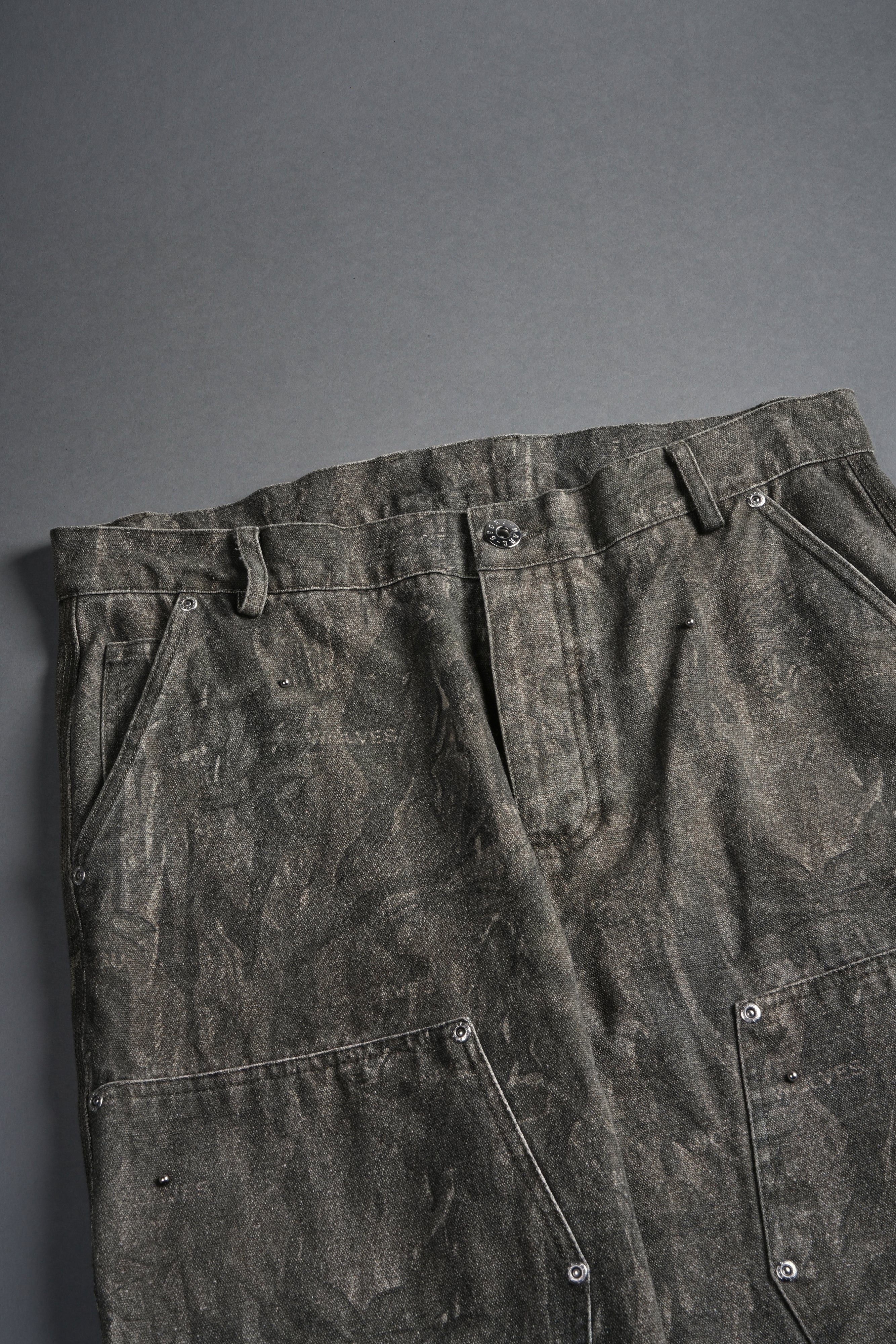 Studded Wolves Chopper Hoffa V2 Pants in Vintage Norse Camo - Image 7