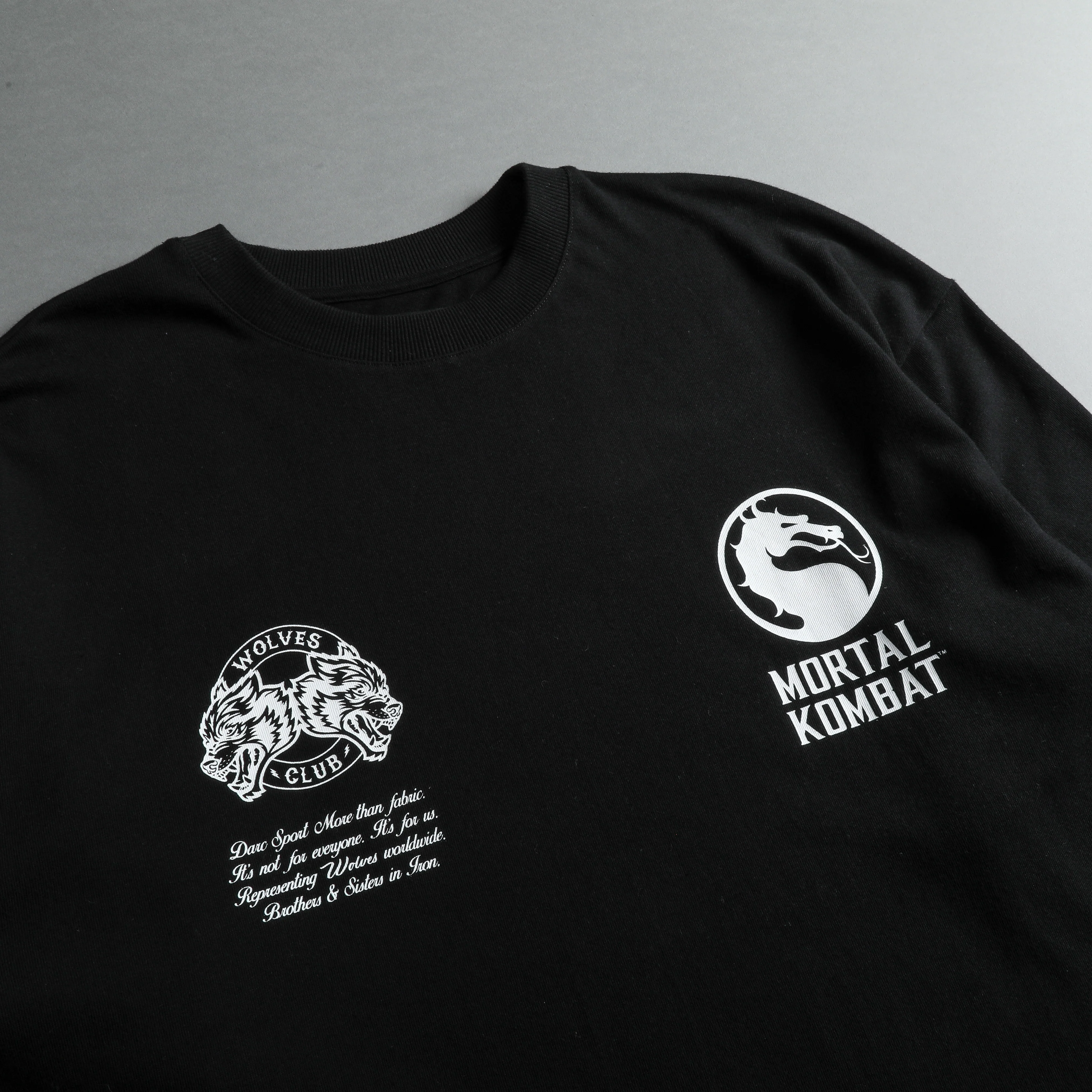 Test Your Might Premium Oversized Tee in Black - Image 5