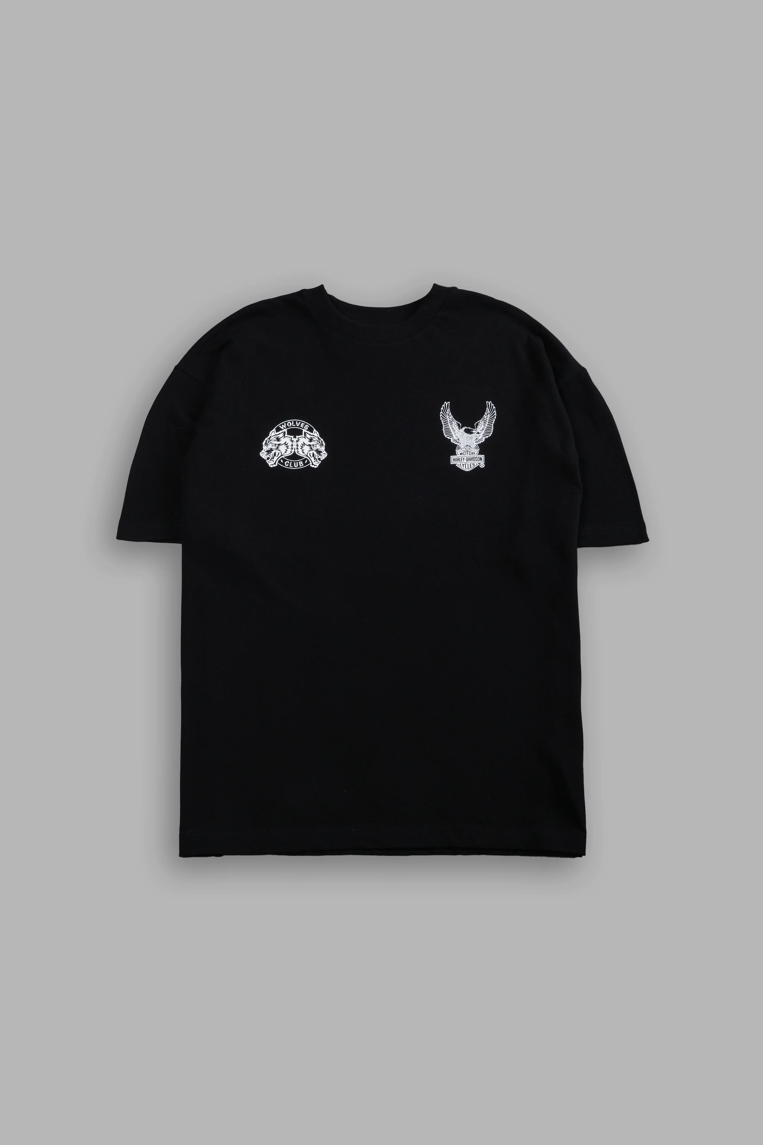The Eagle & The Wolf "Premium" Oversized Tee in Black - Image 3
