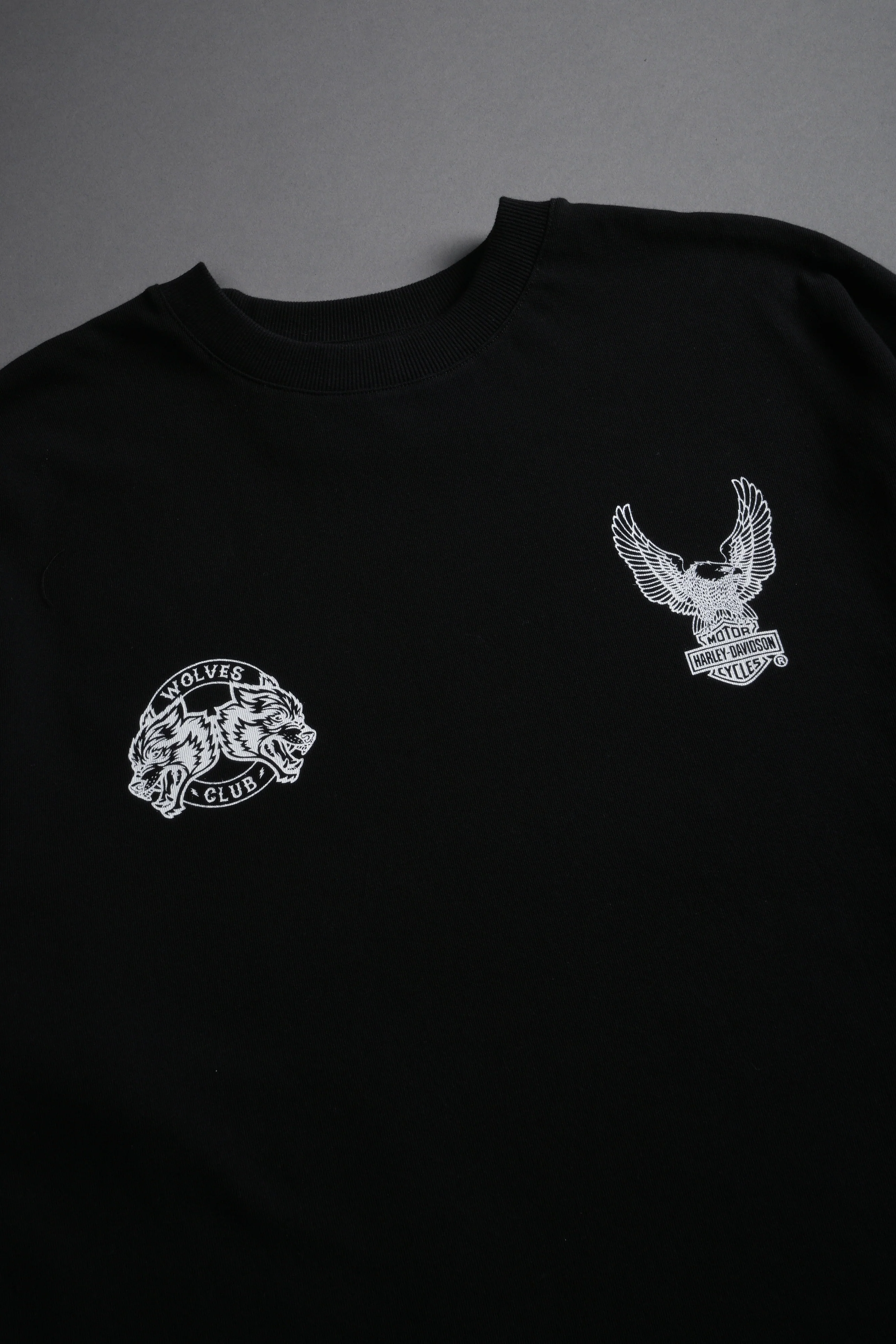 The Eagle & The Wolf "Premium" Oversized Tee in Black - Image 9