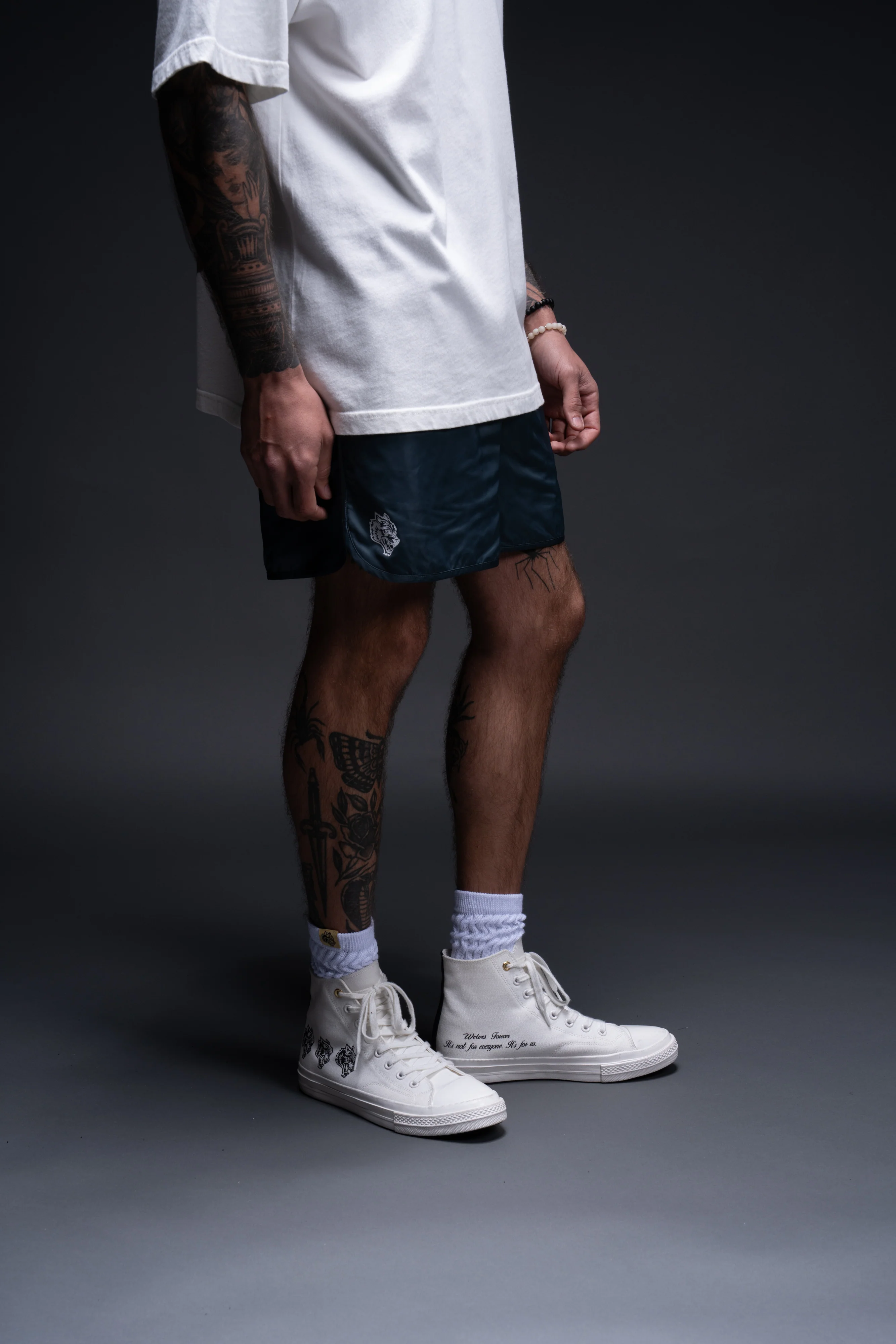The Fire J. Spartan Shorts in Darc Blue - Image 7