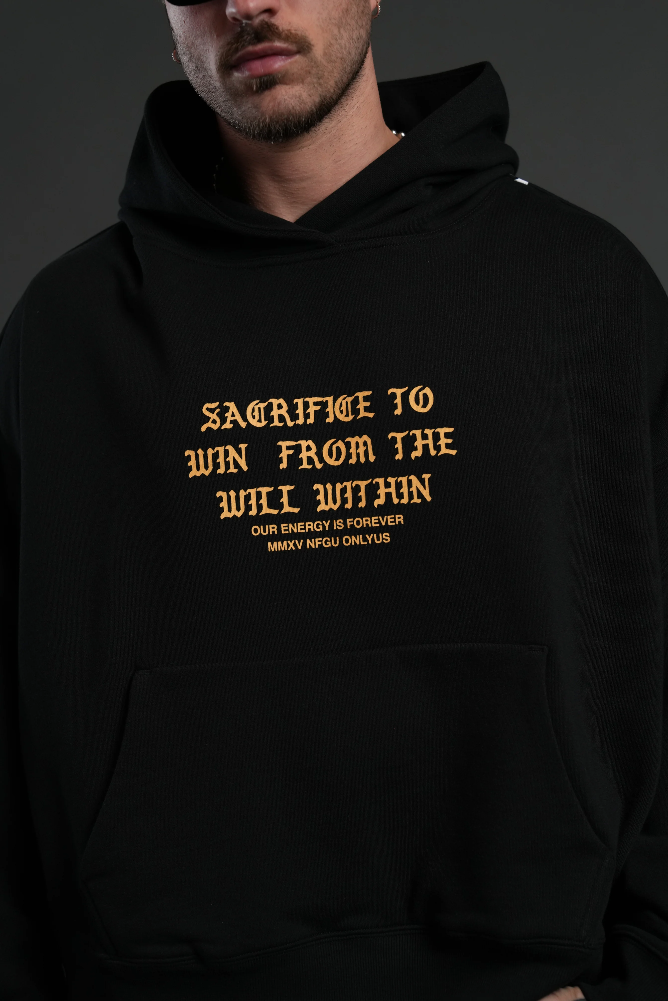 The Will Within Grunge "Gage Box Cut" Hoodie in Black - Image 6