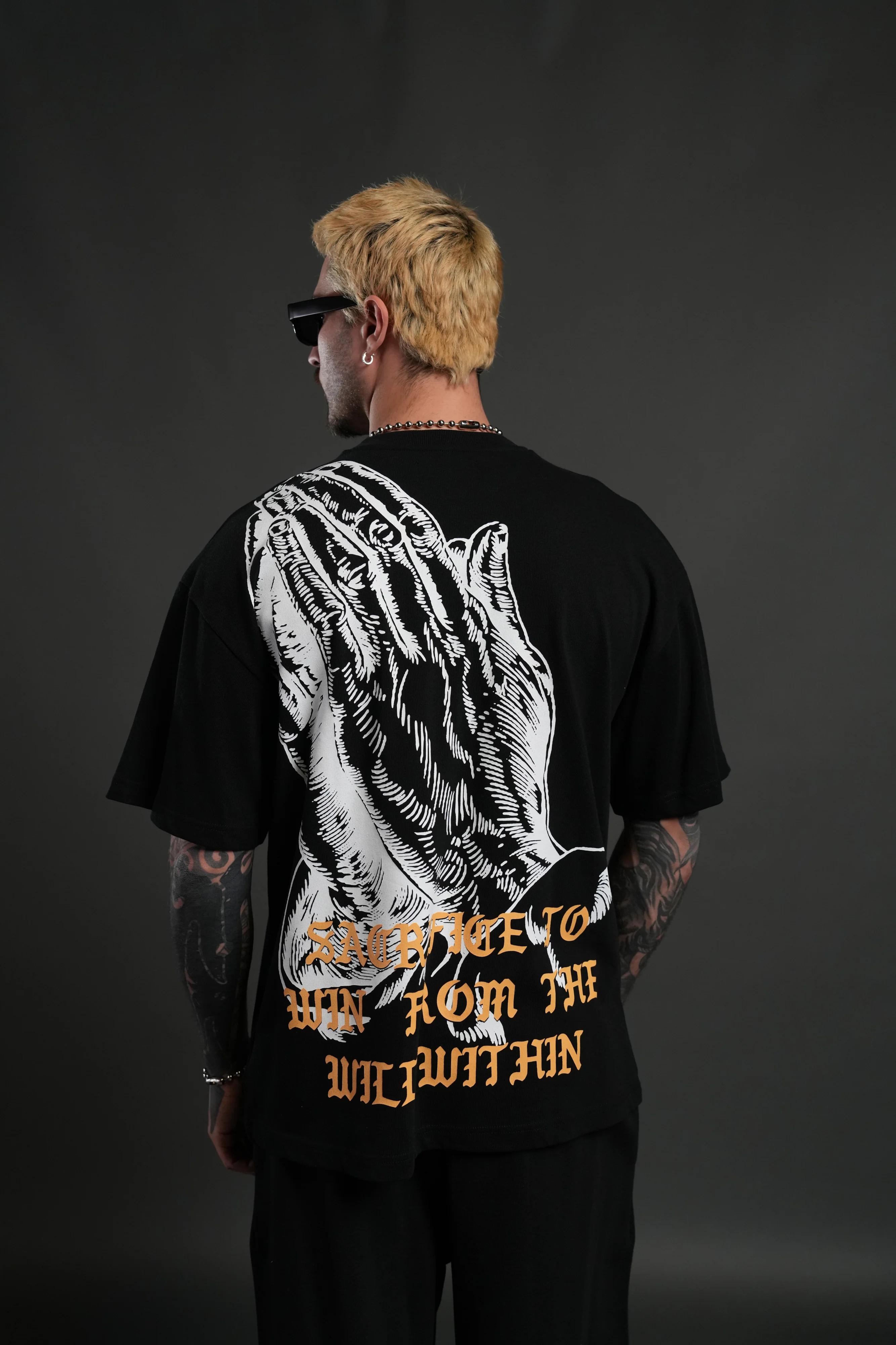 The Will Within "Premium" Oversized Tee in Black - Image 4