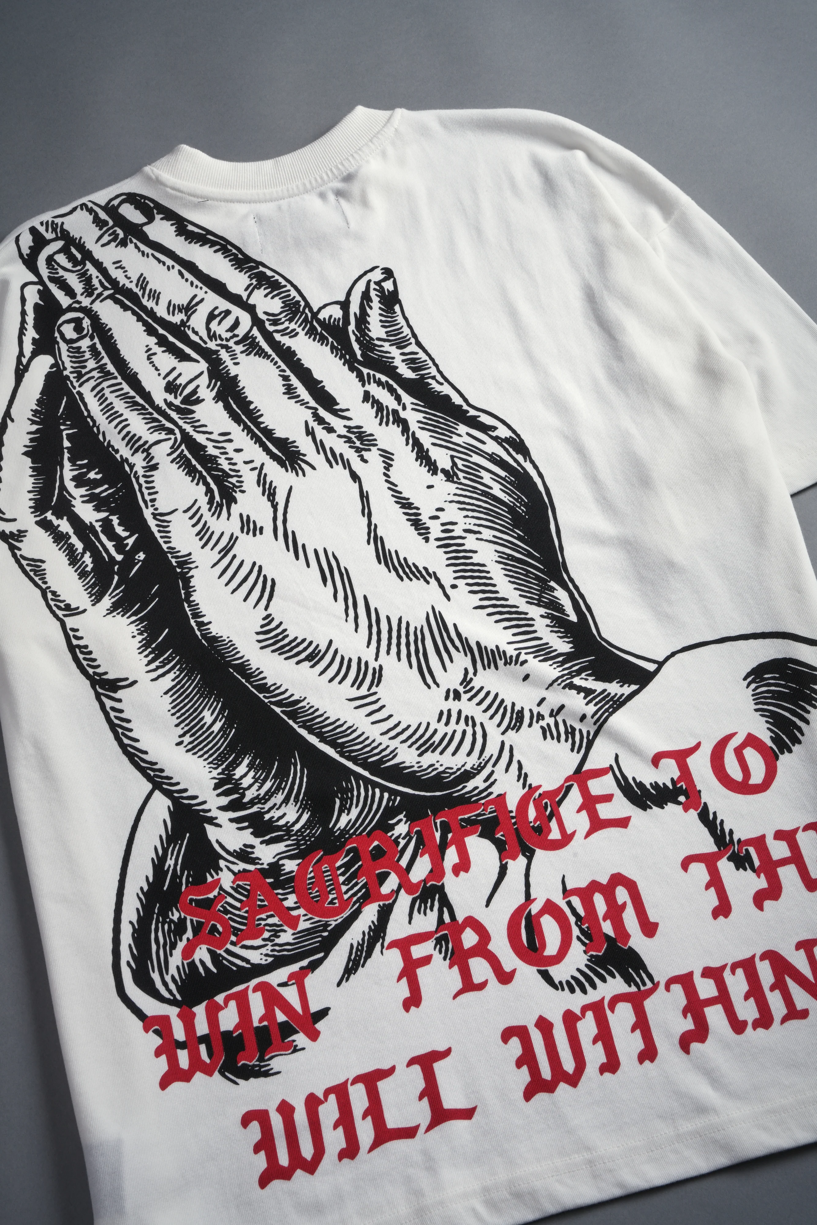 The Will Within "Premium" Oversized Tee in Cream - Image 8