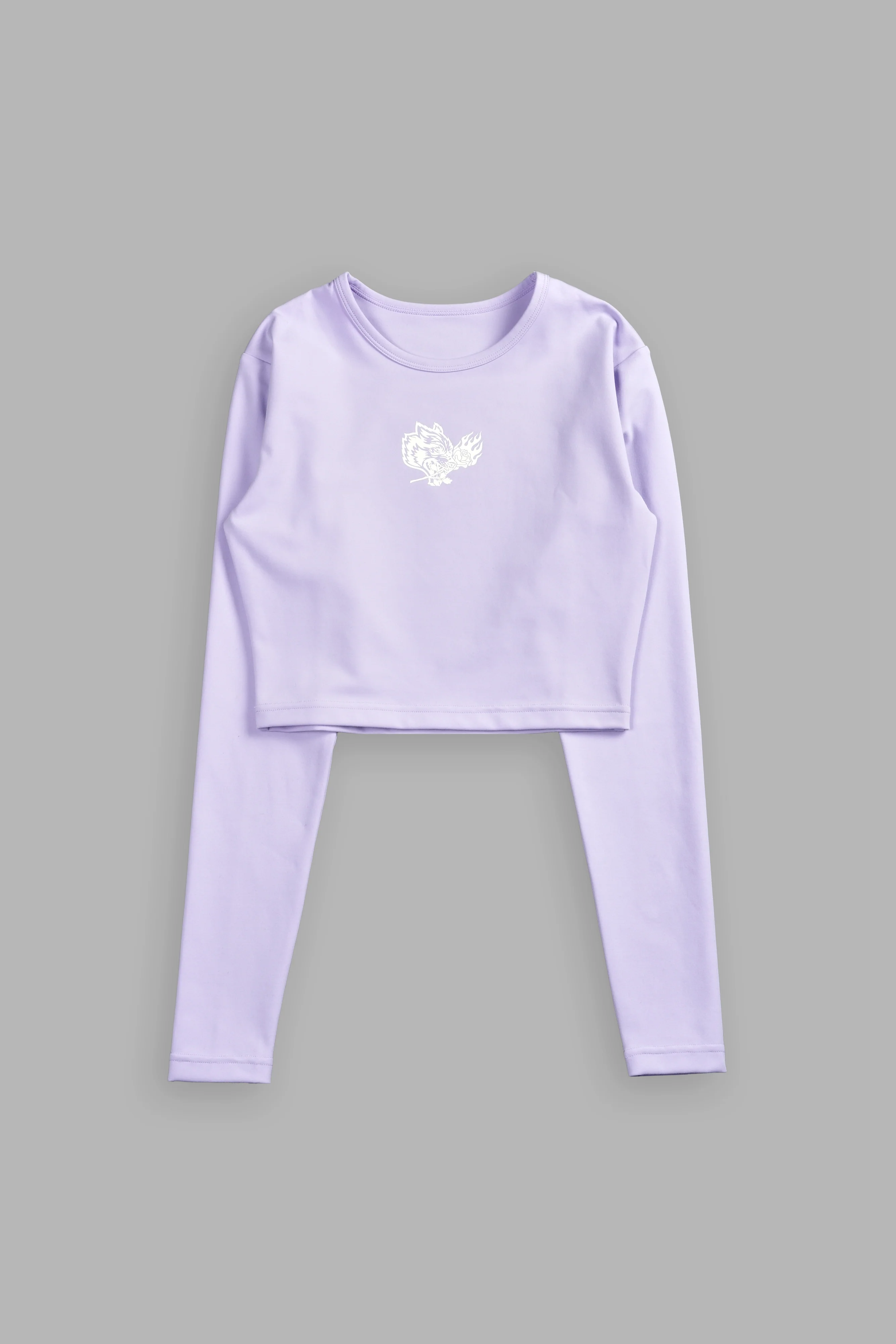 The Wolf and The Rose L/S "Energy" Top in Ghost Orchid - Image 4