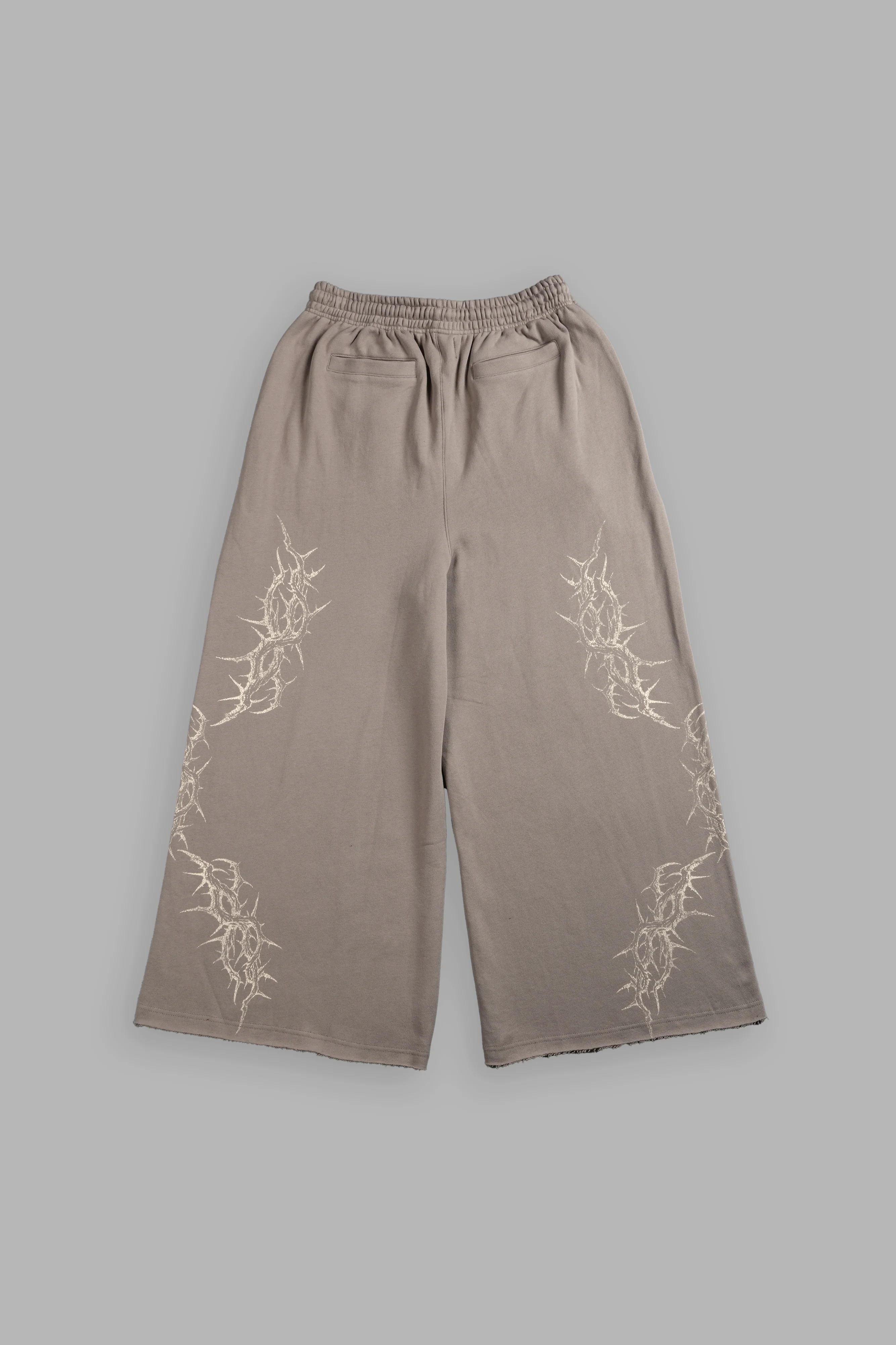 Thorns Oversized Omen Sweat Pants in Taupe - Image 3