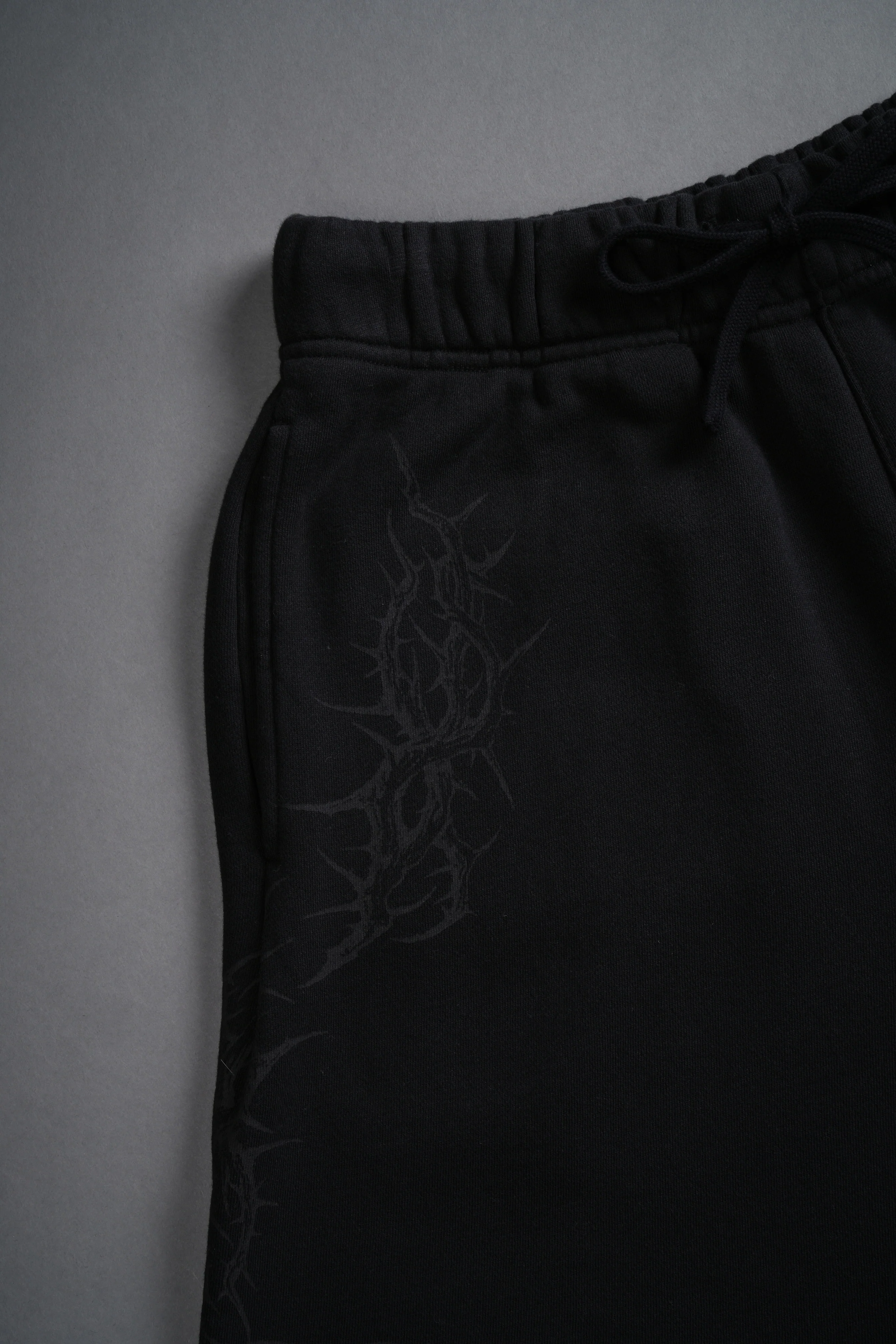 Thorns Post Lounge Sweat Shorts in Black - Image 8