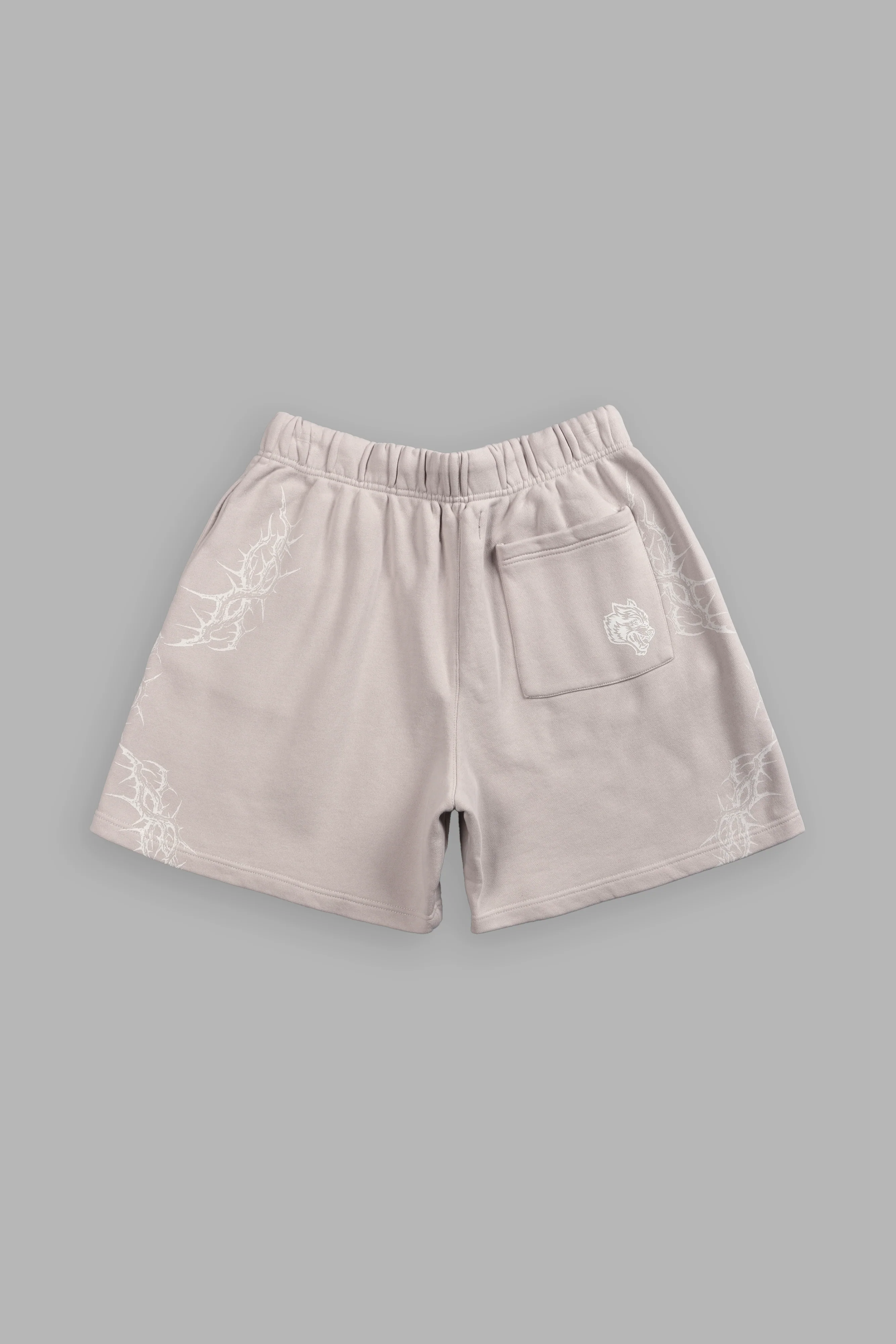 Thorns Post Lounge Sweat Shorts in Clay - Image 2