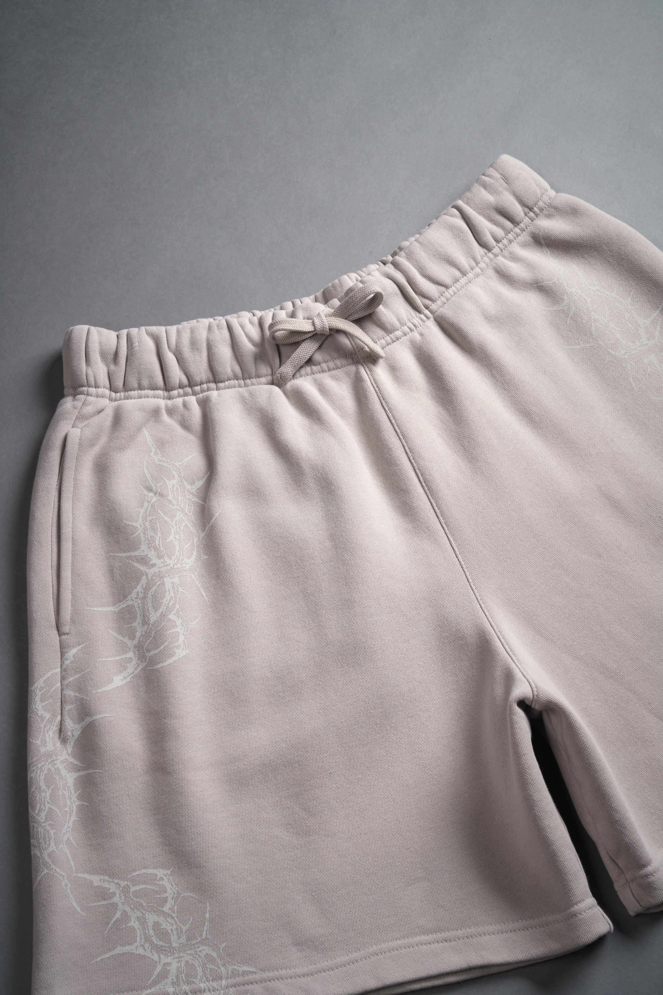 Thorns Post Lounge Sweat Shorts in Clay - Image 7