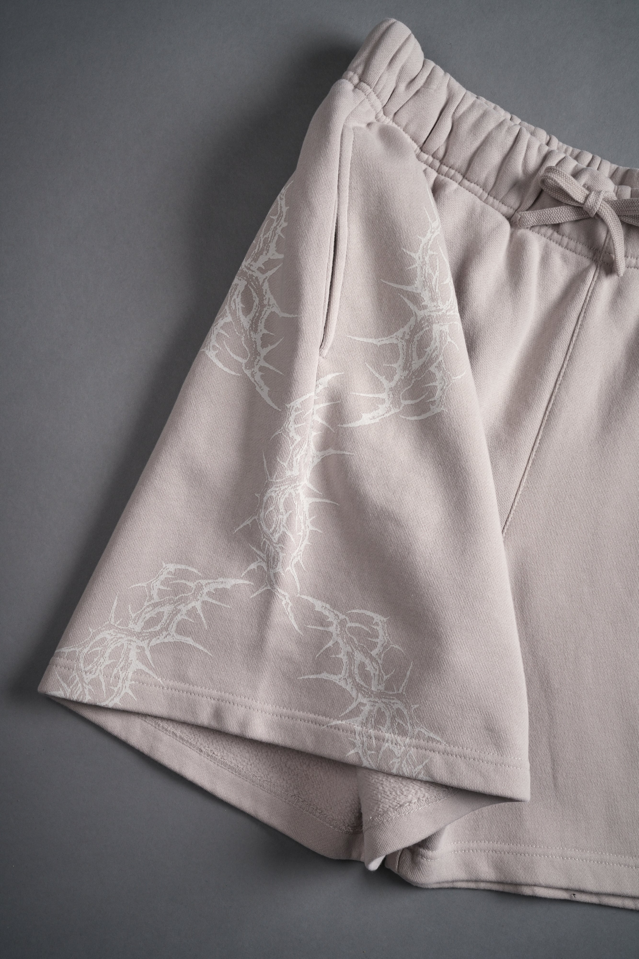 Thorns Post Lounge Sweat Shorts in Clay - Image 9