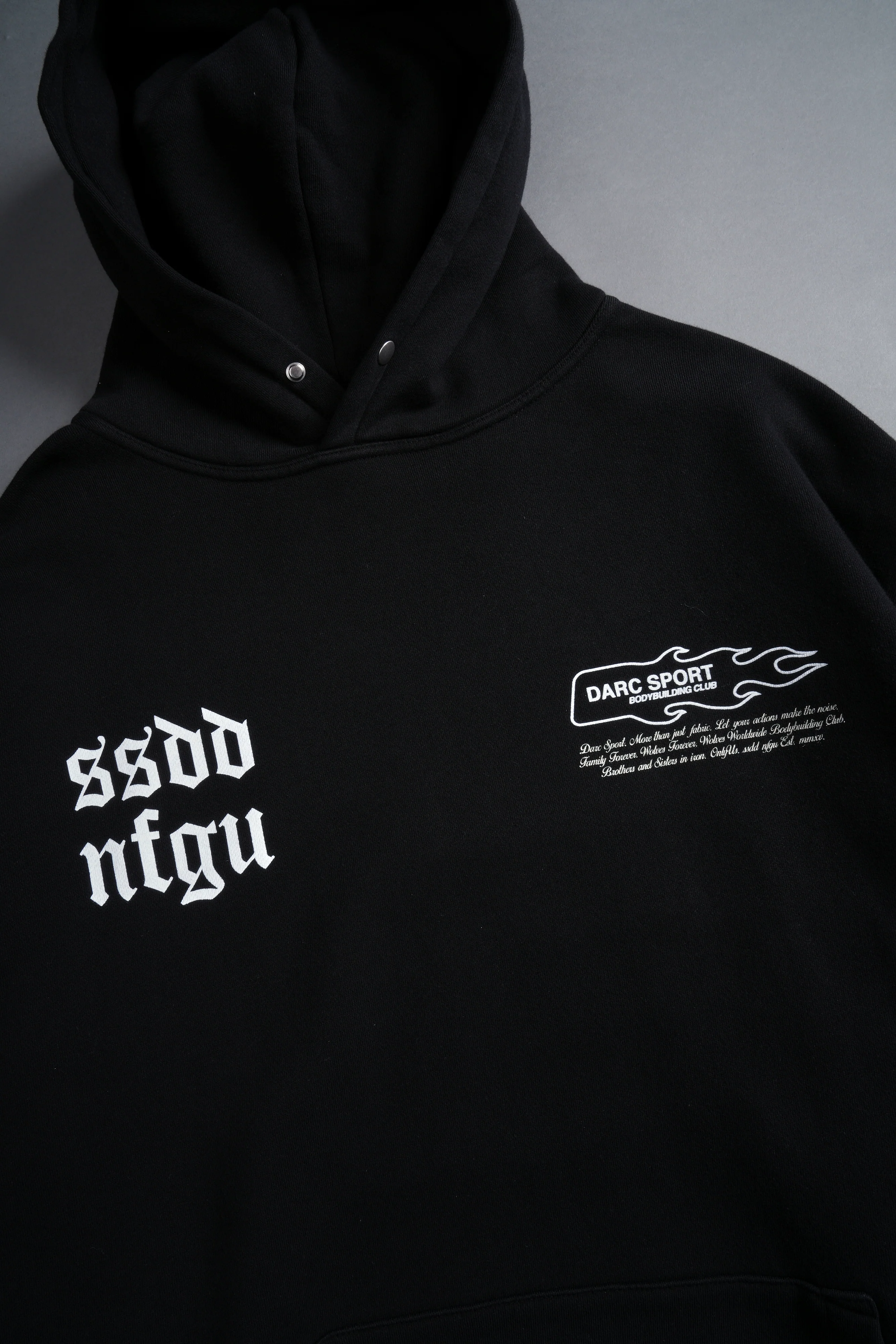 Three Wolves "Pierce" Hoodie in Black - Image 8