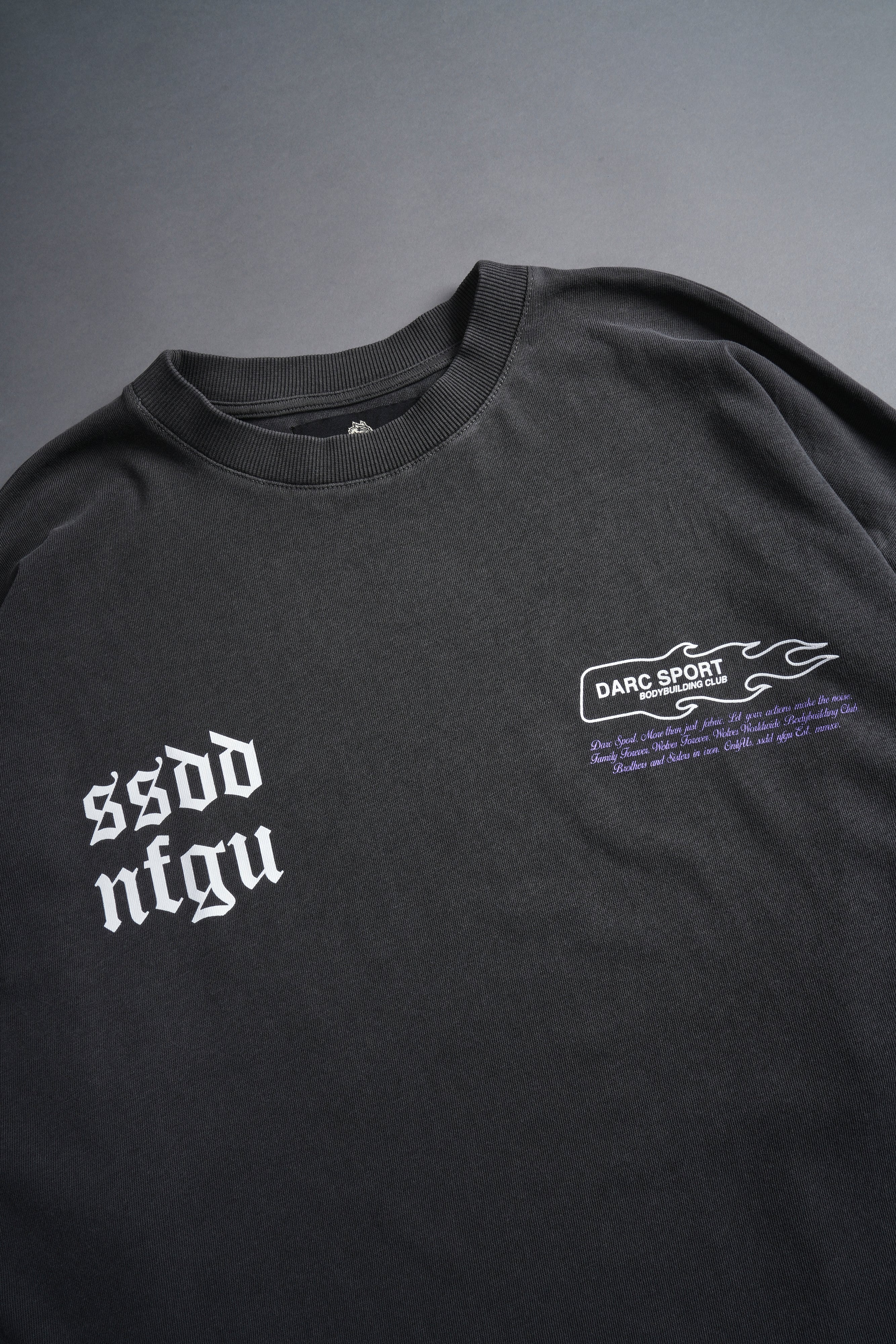 Three Wolves "Premium" Oversized Tee in Wolf Gray - Image 6