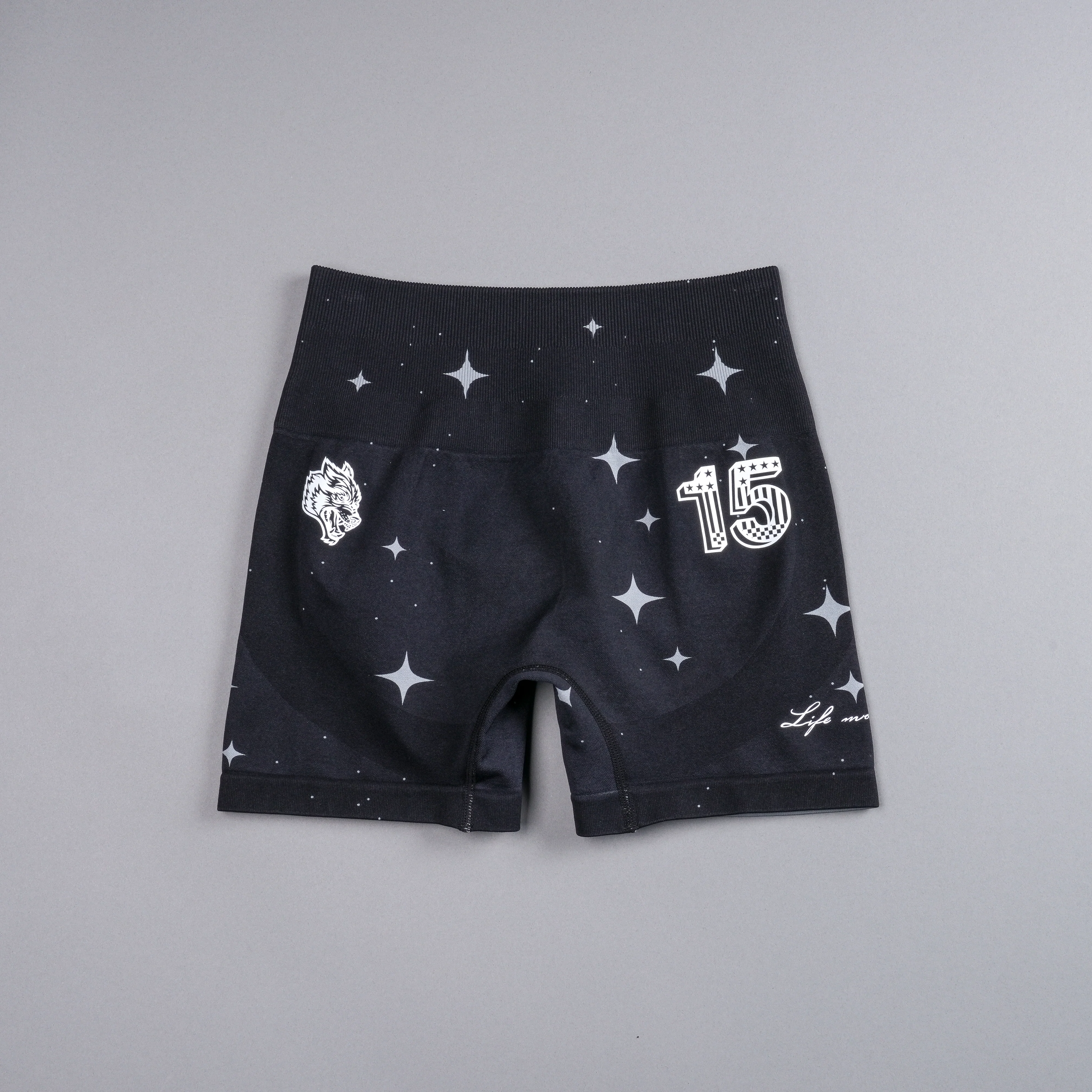 Throttle Everson Seamless "Sierra" Shorts in Black Starry Night - Image 3