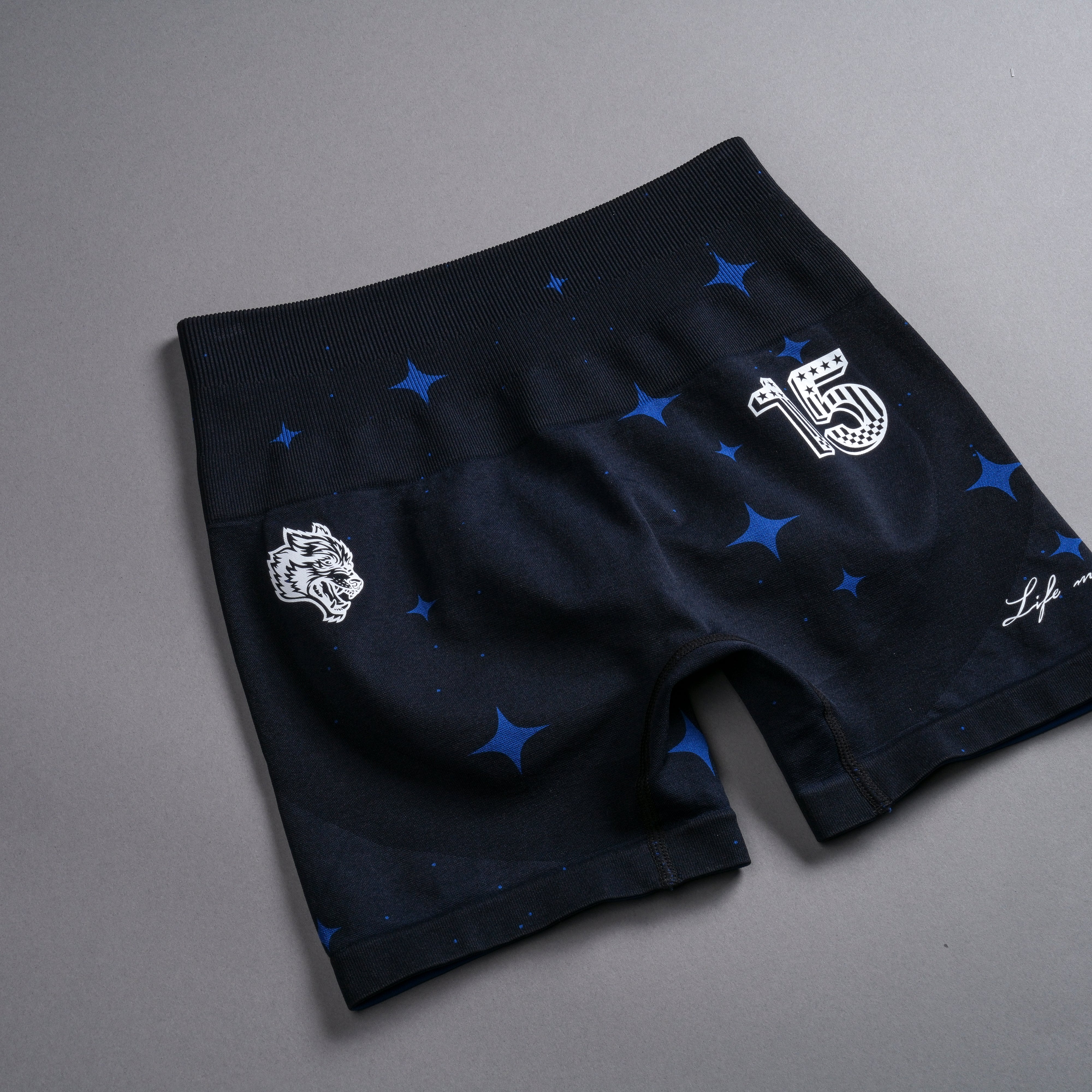 Throttle Everson Seamless "Sierra" Shorts in Darc Cobalt Starry Night - Image 7