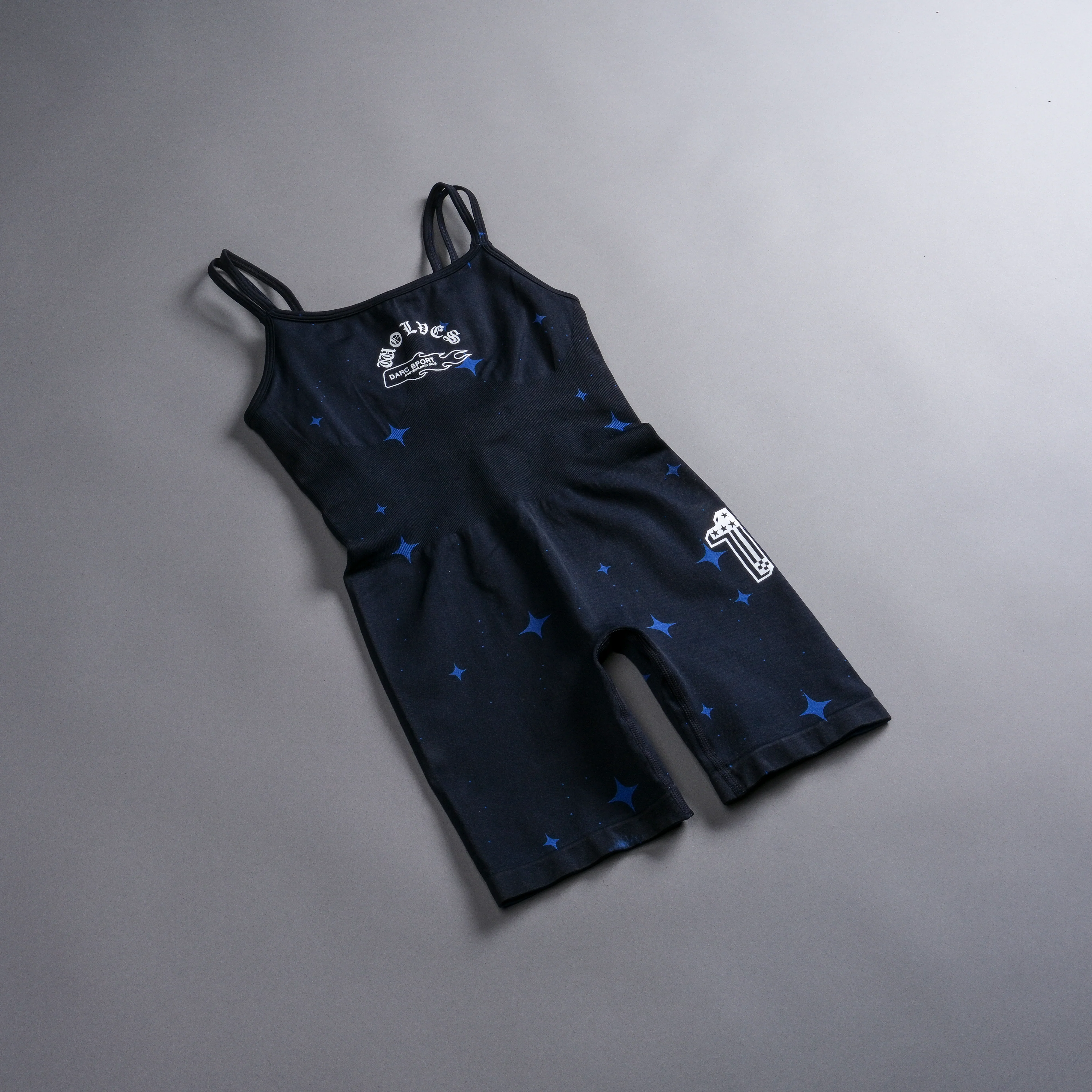 Throttle Sierra Seamless Bodysuit in Darc Cobalt Starry Night - Image 8