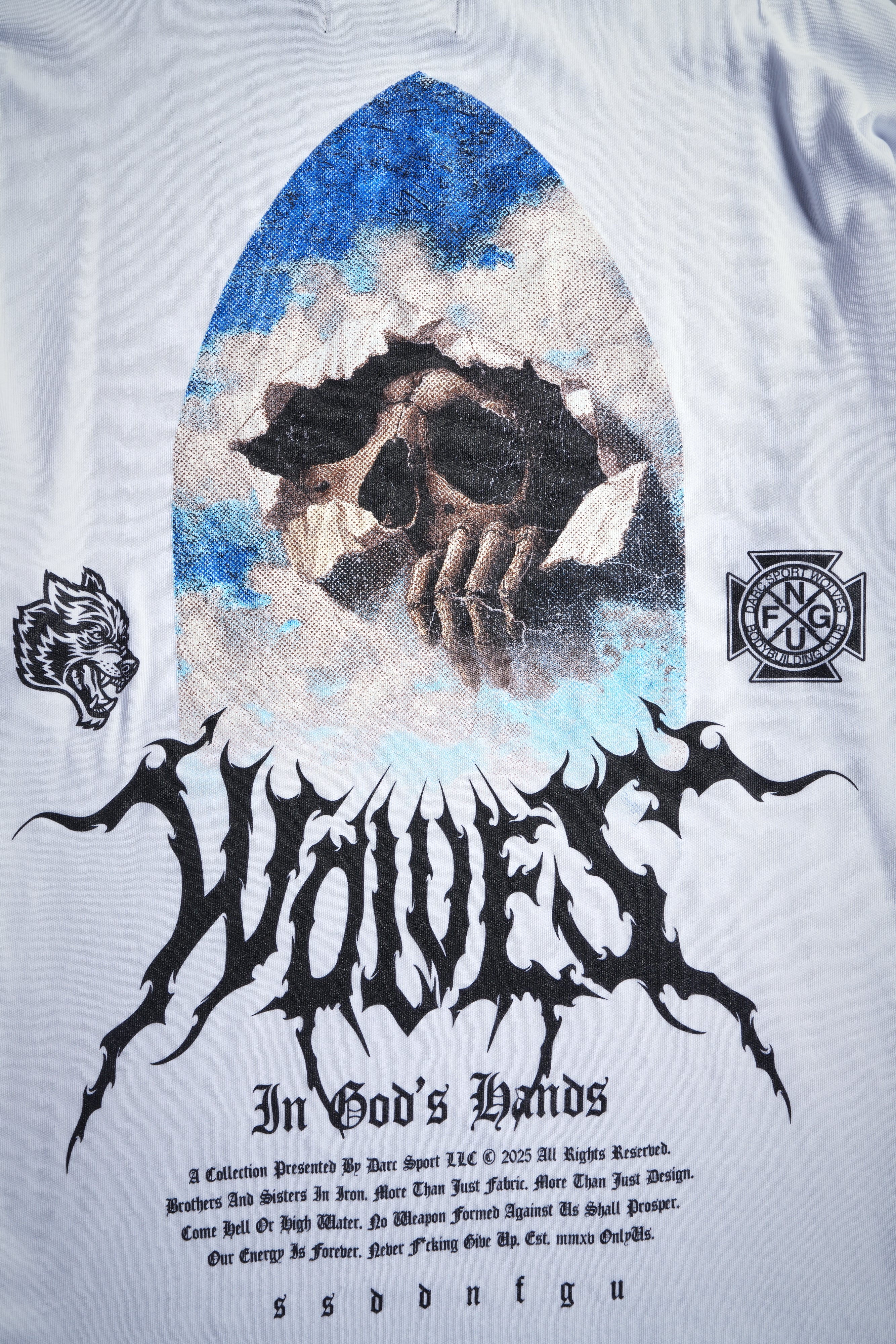 Through The Clouds "Premium" Oversized Tee in White - Image 11