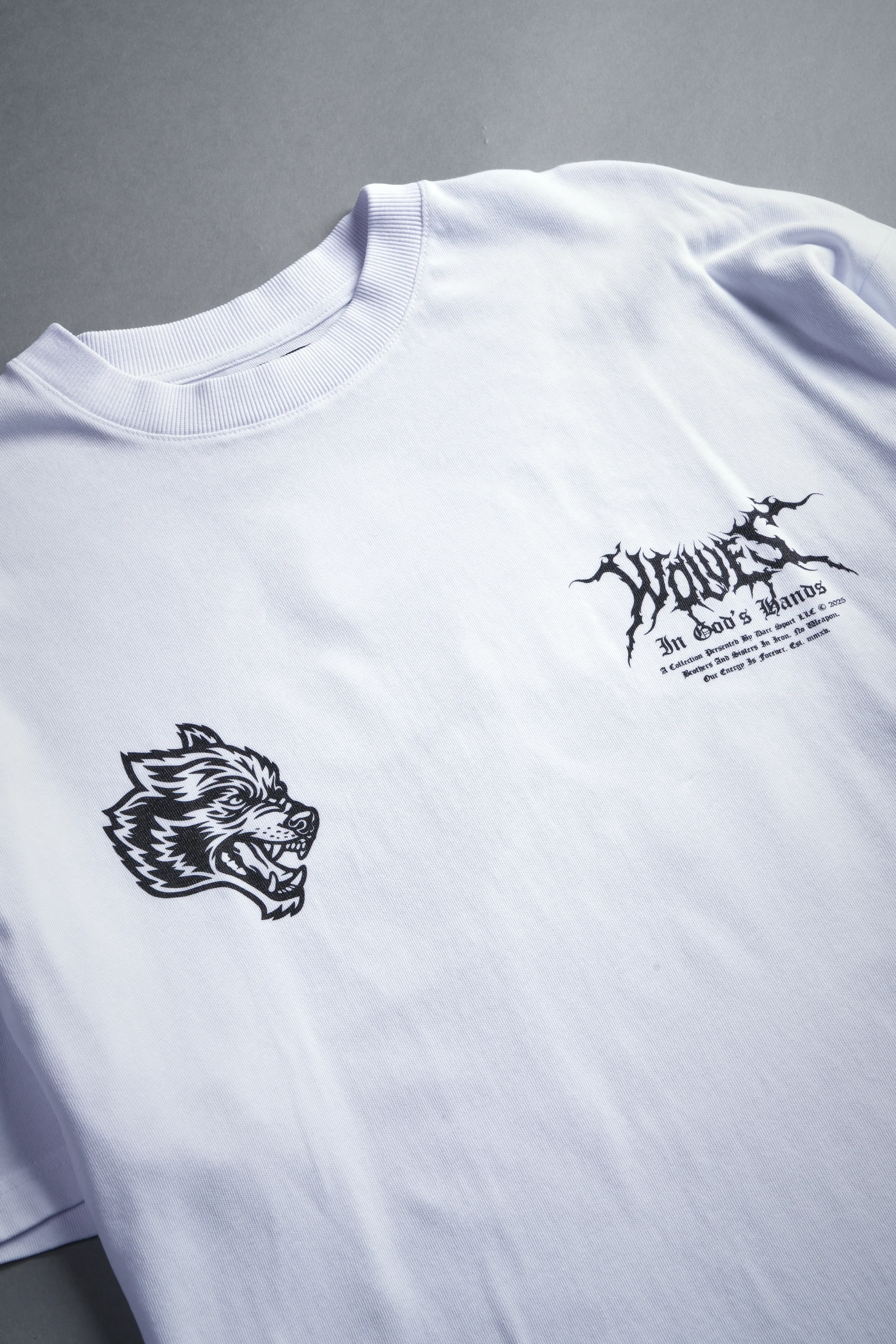 Through The Clouds "Premium" Oversized Tee in White - Image 9