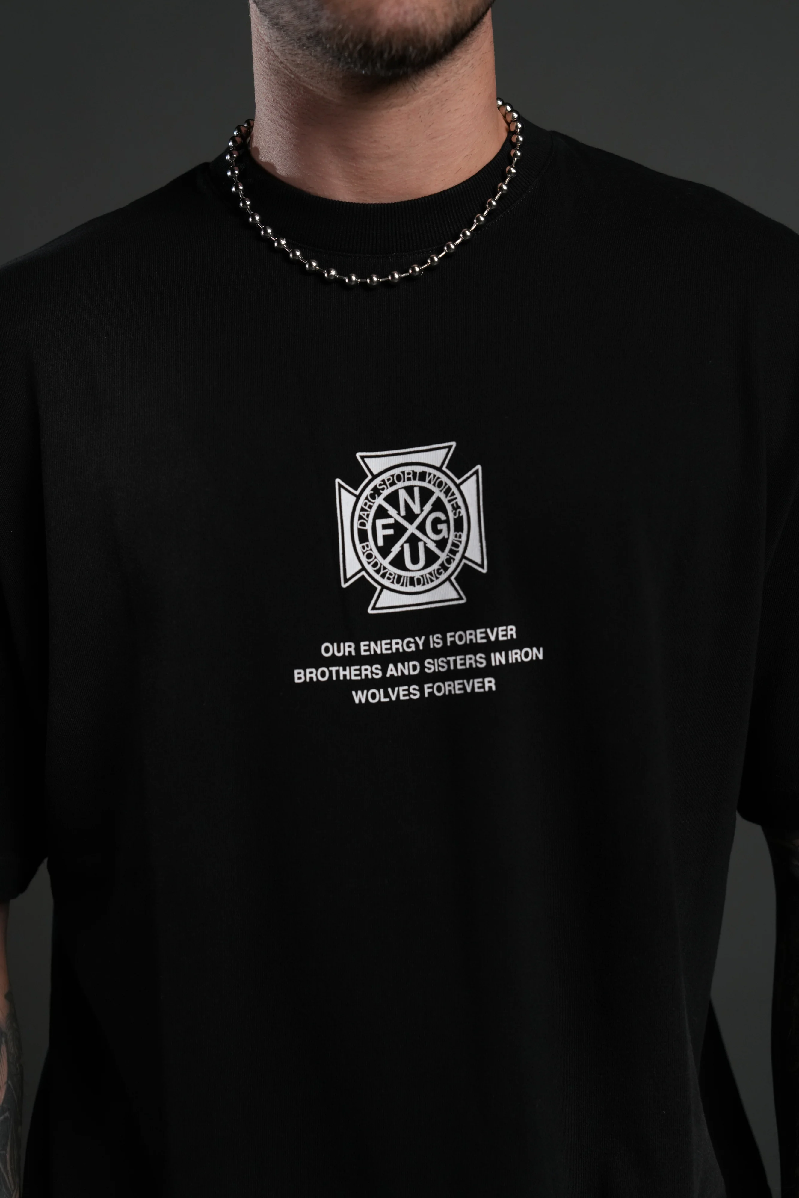 Till Forever Inferno "Premium" Oversized Tee in Black Sun Fade - Image 7