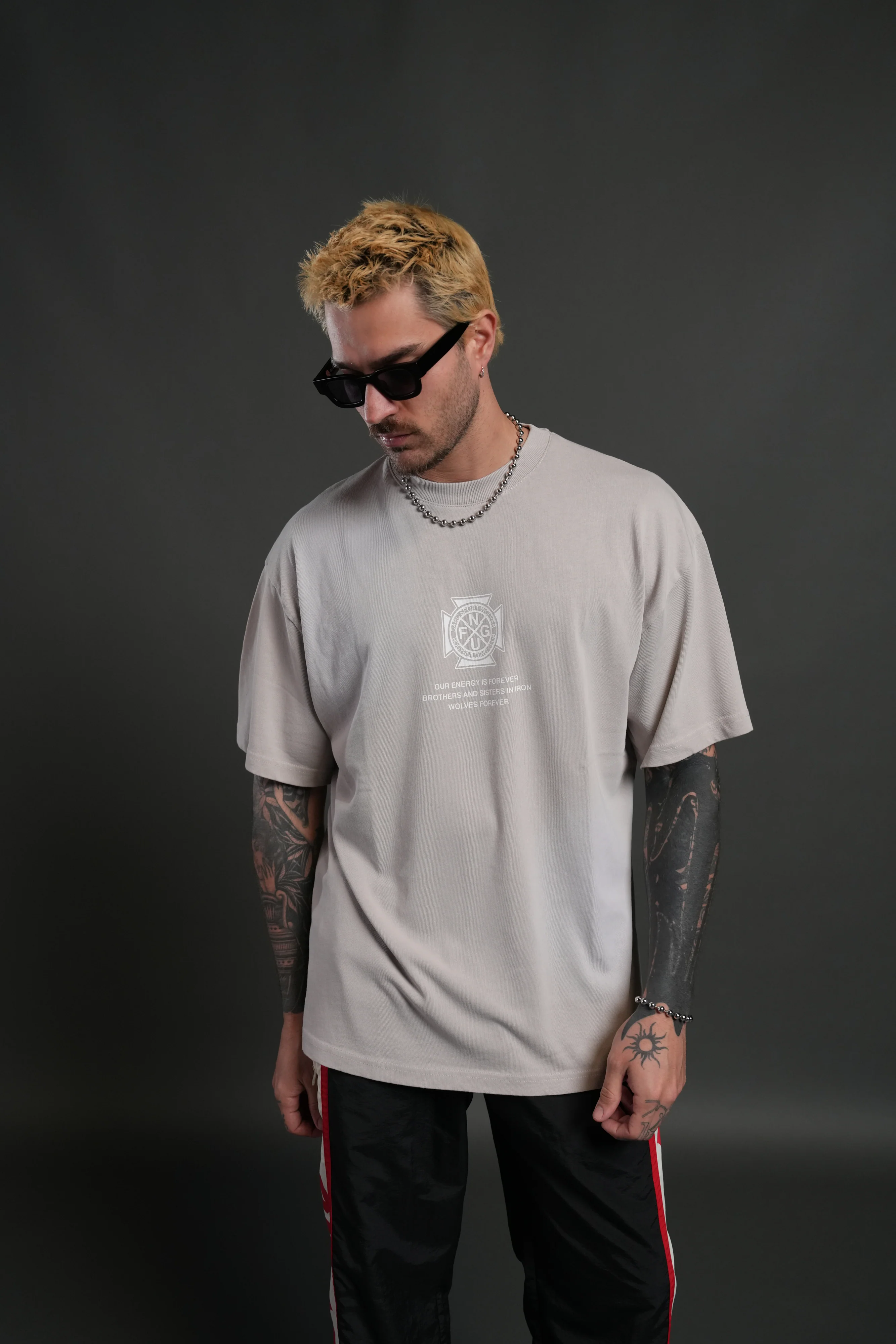 Till Forever Inferno "Premium" Oversized Tee in Clay Sun Fade - Image 2