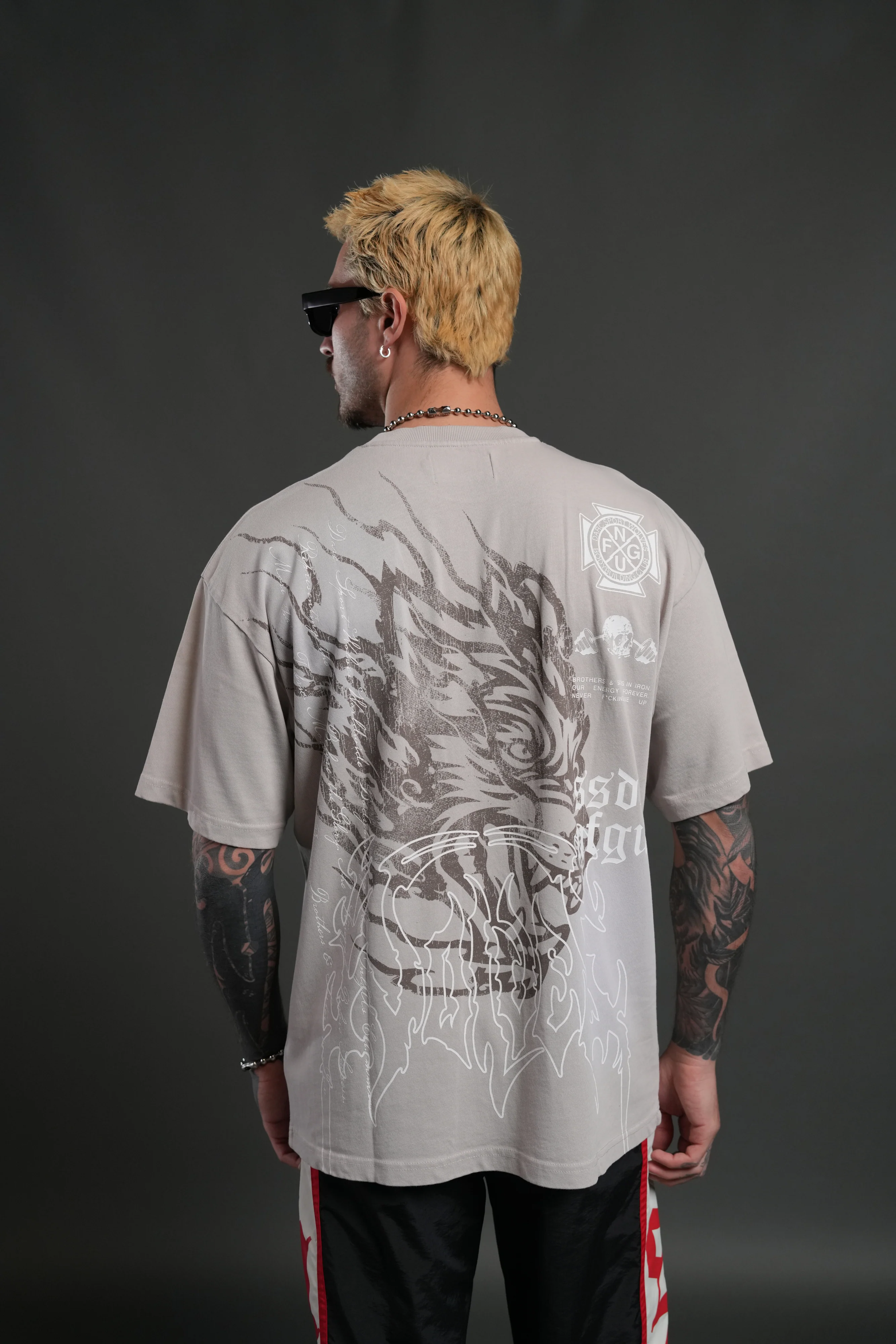 Till Forever Inferno "Premium" Oversized Tee in Clay Sun Fade - Image 4