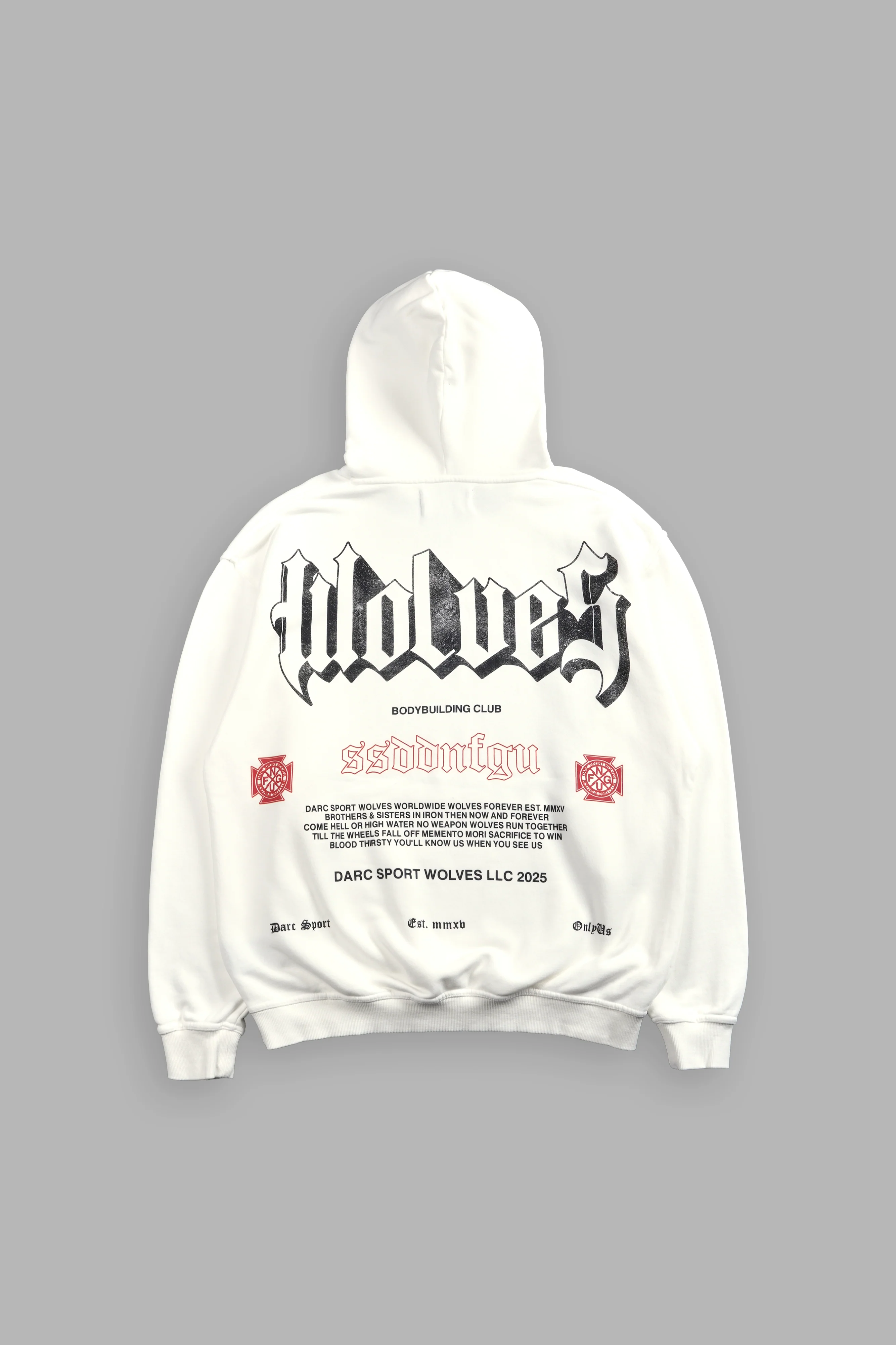 Till Forever "Vintage Dempsey" Hoodie in Cream