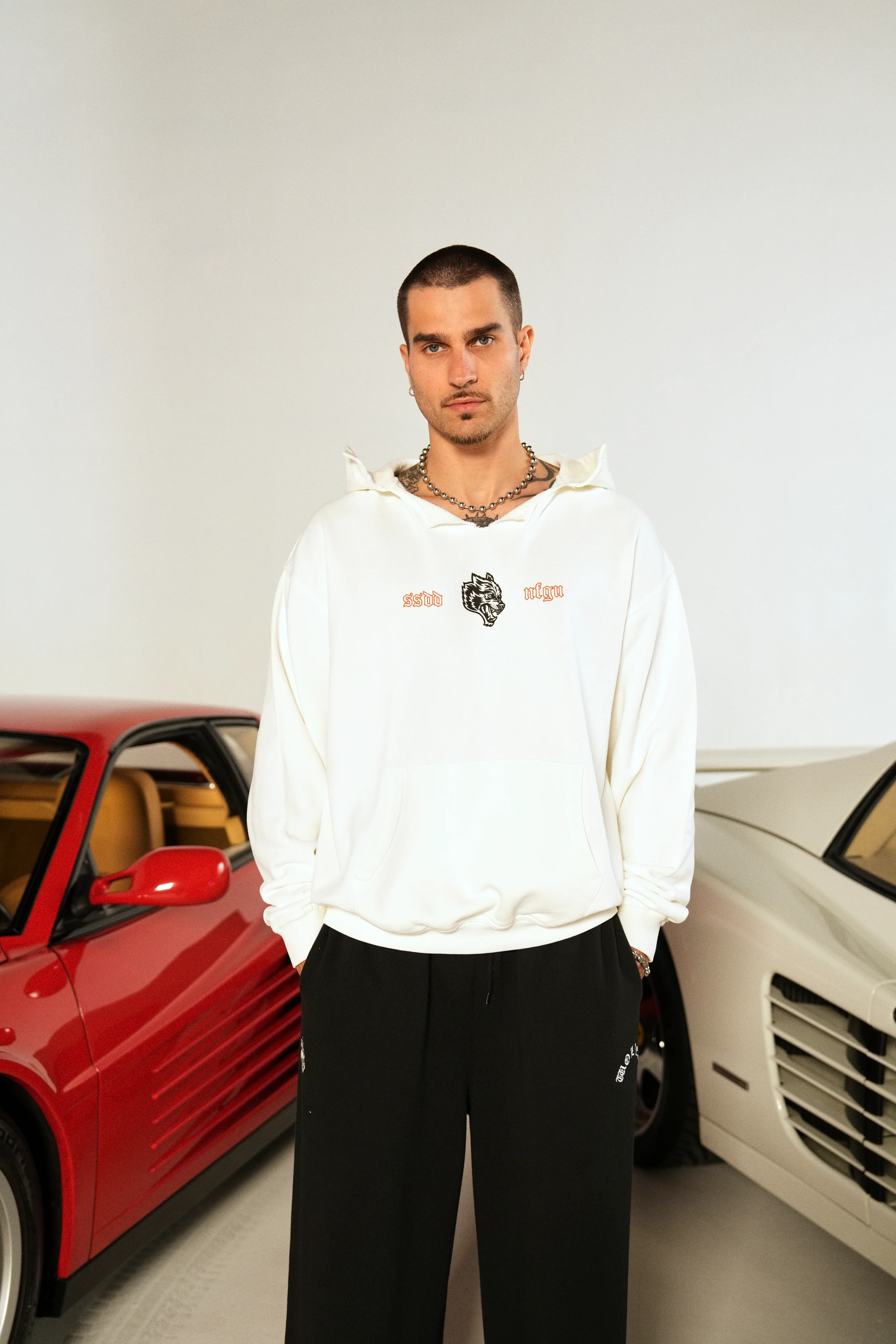 Till Forever "Vintage Dempsey" Hoodie in Cream - Image 5