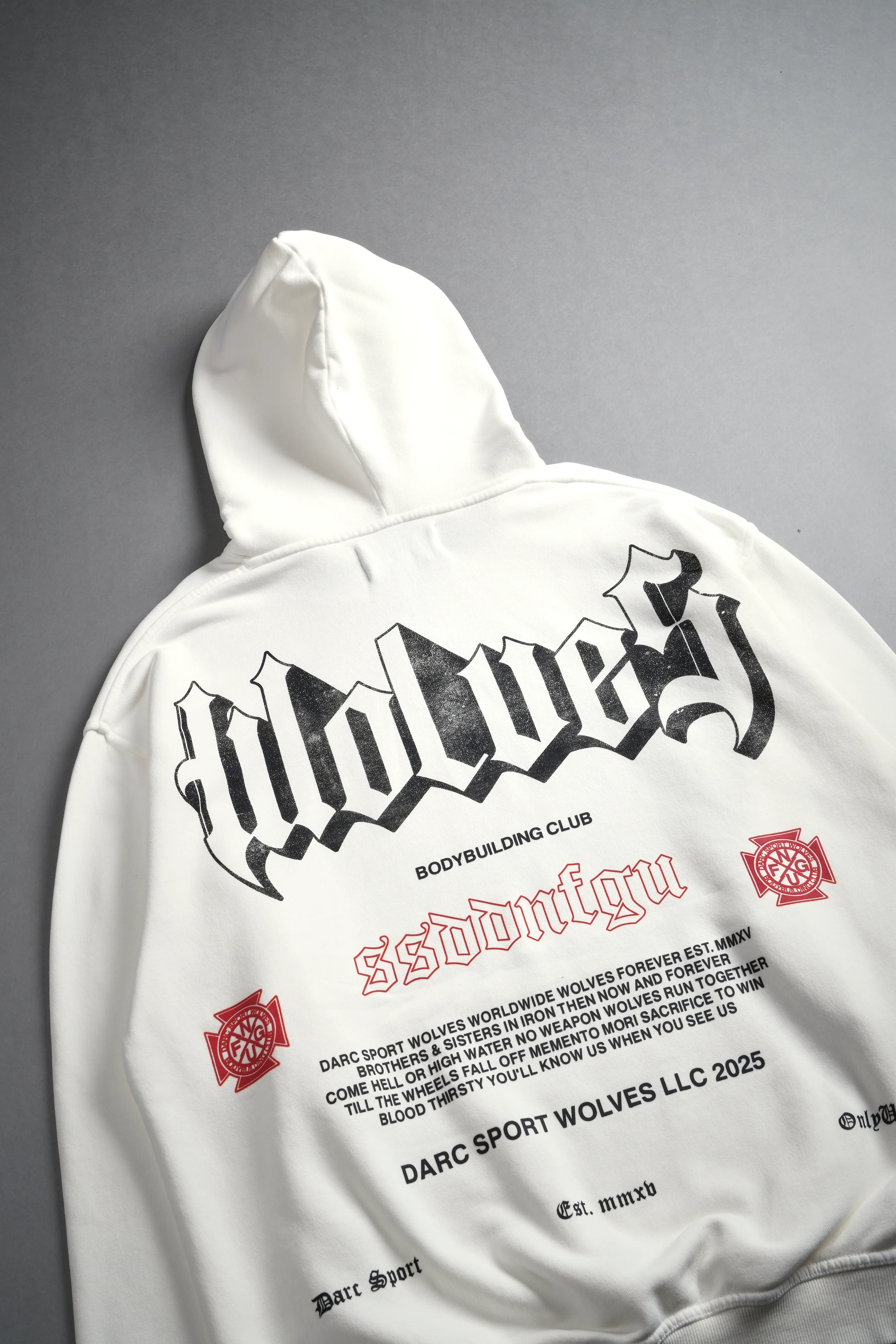 Till Forever "Vintage Dempsey" Hoodie in Cream - Image 7