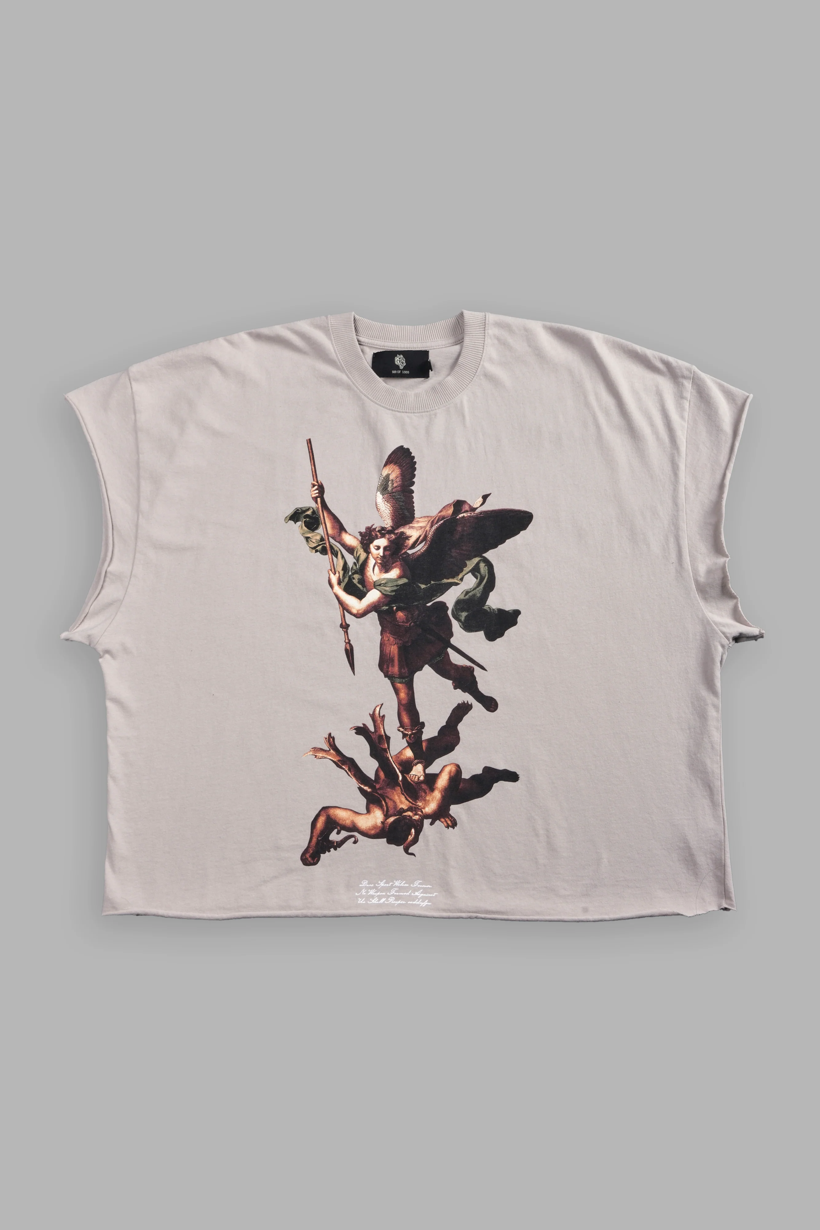 Triumph Grunge Cut-Off Tee in Clay