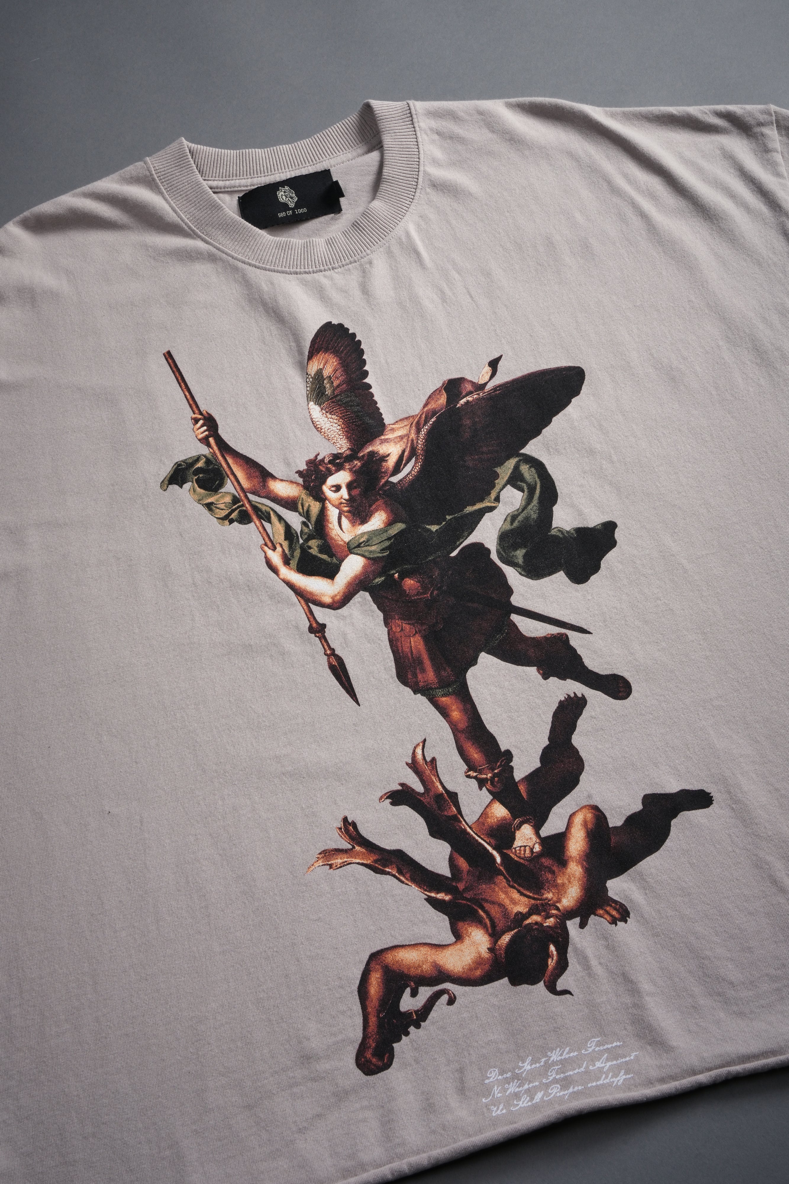 Triumph Grunge Cut-Off Tee in Clay - Image 8